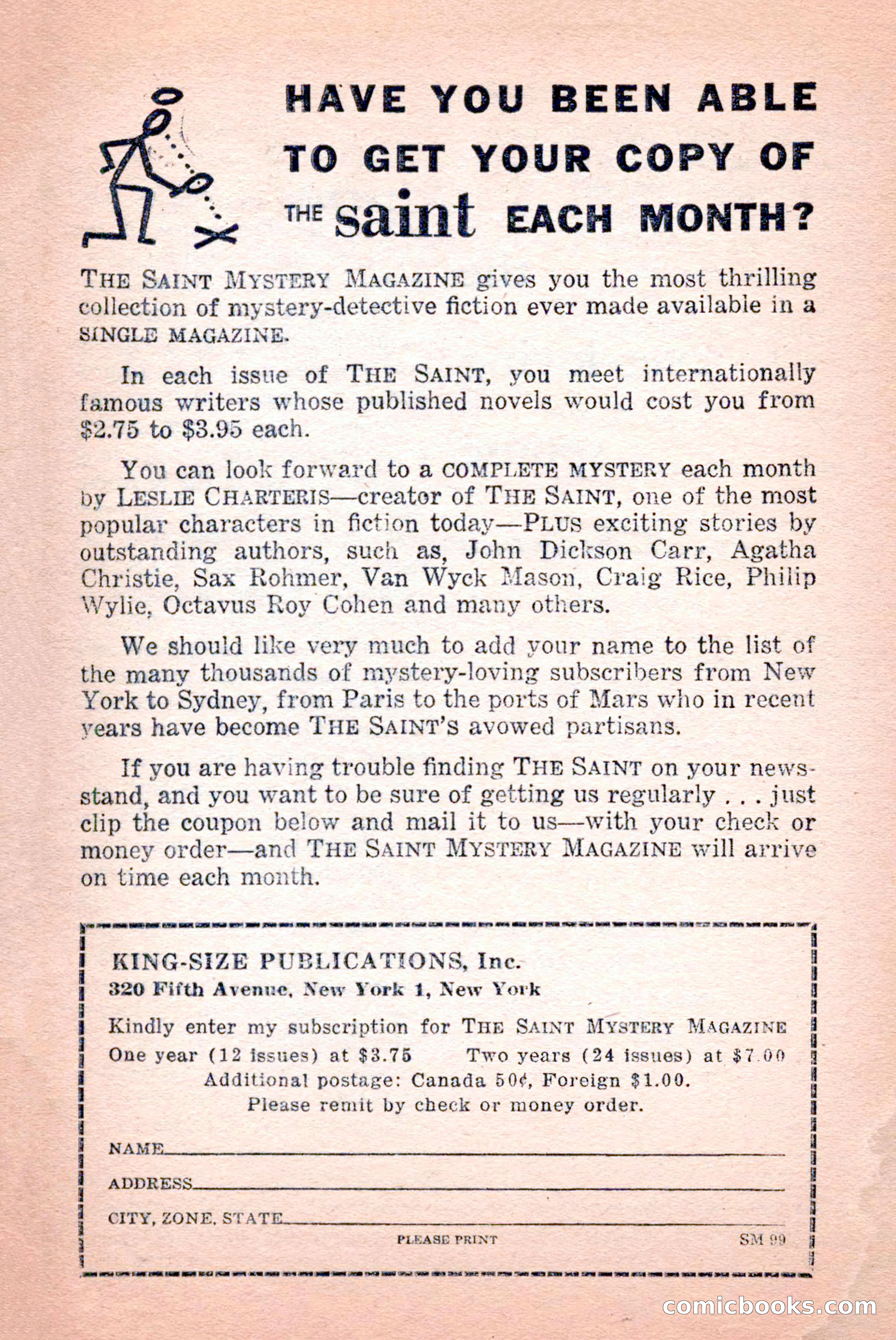 The Saint Mystery Magazine, September 1959 — page 5 of 132