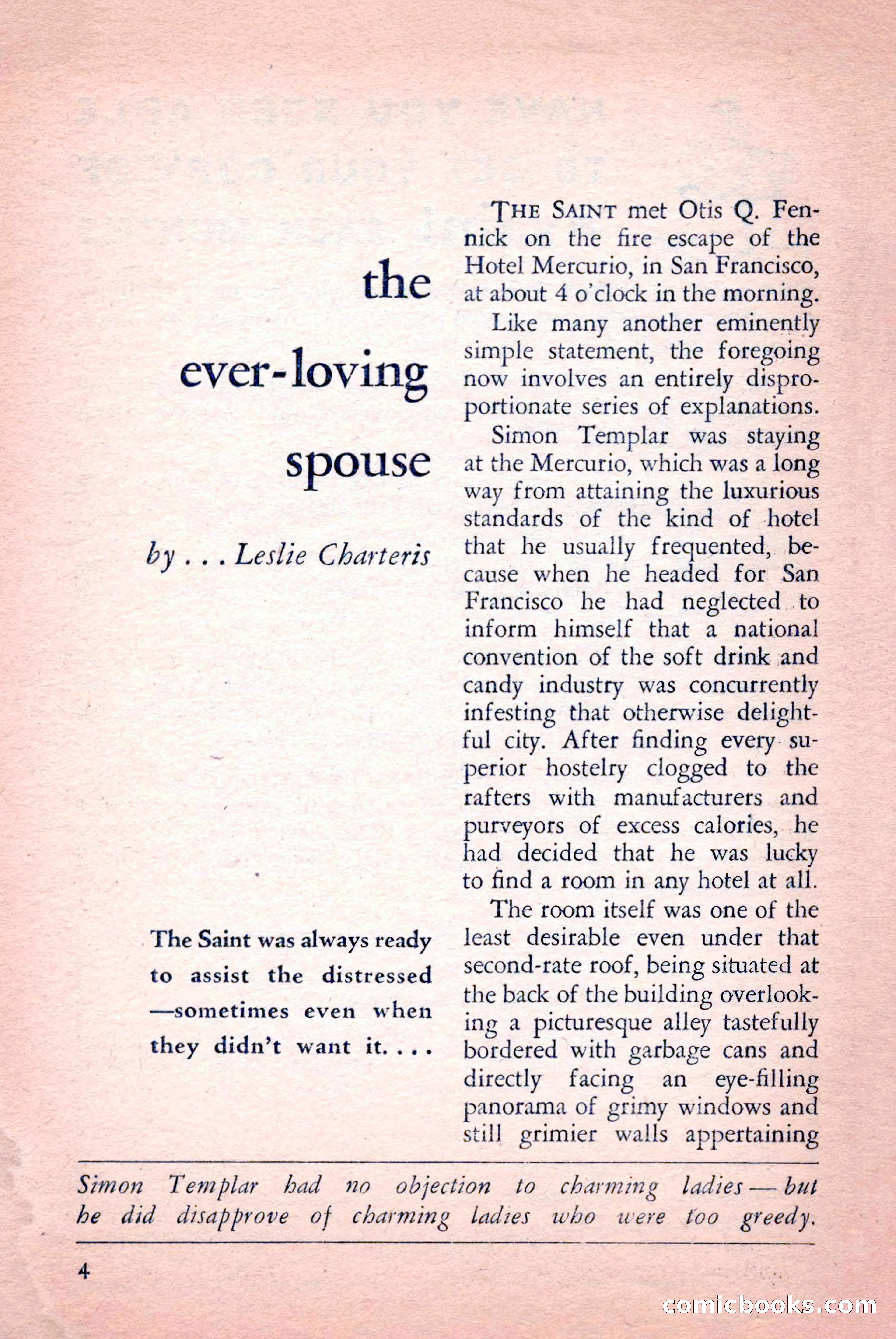 The Saint Mystery Magazine, September 1959 — page 6 of 132