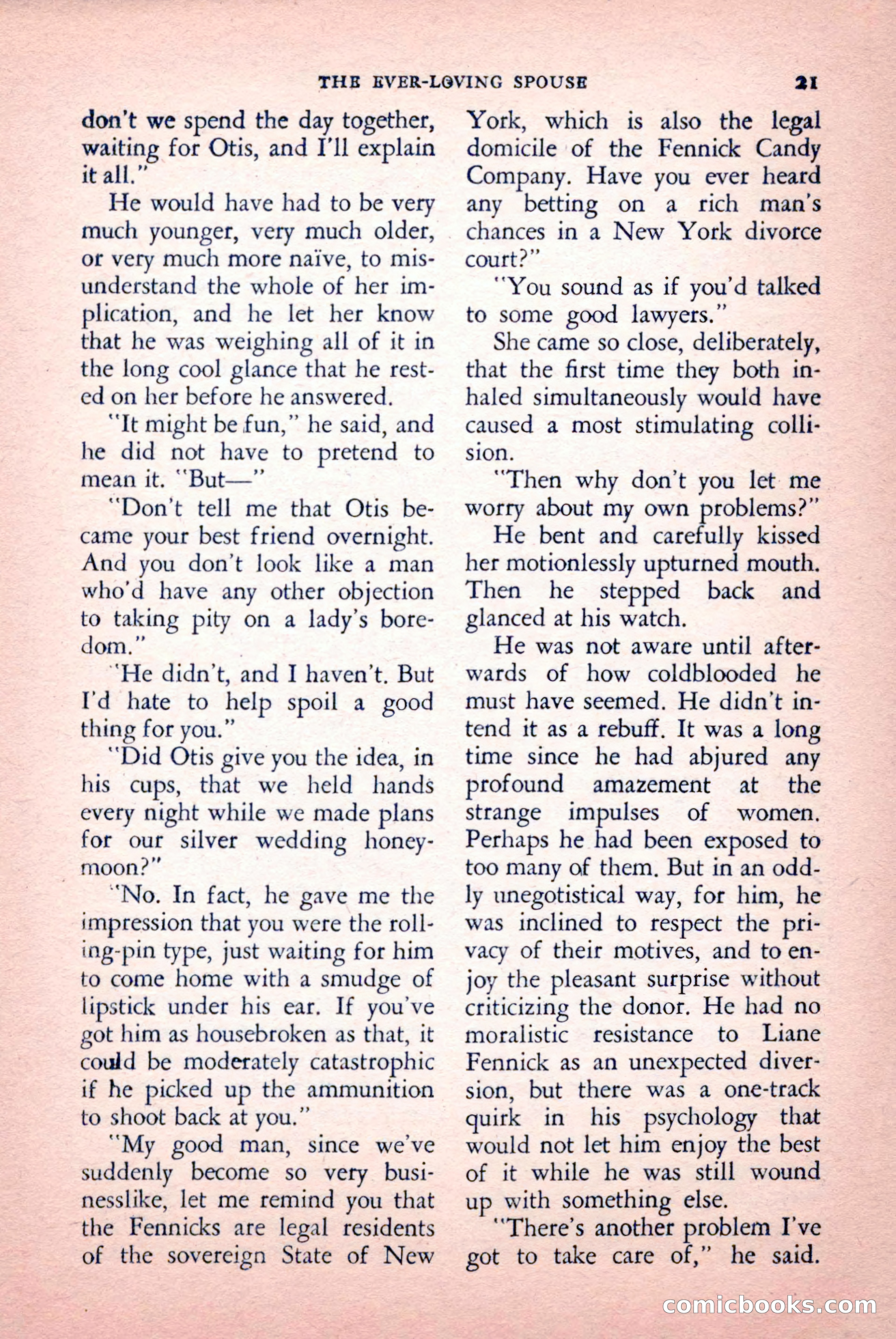 The Saint Mystery Magazine, September 1959 — page 23 of 132