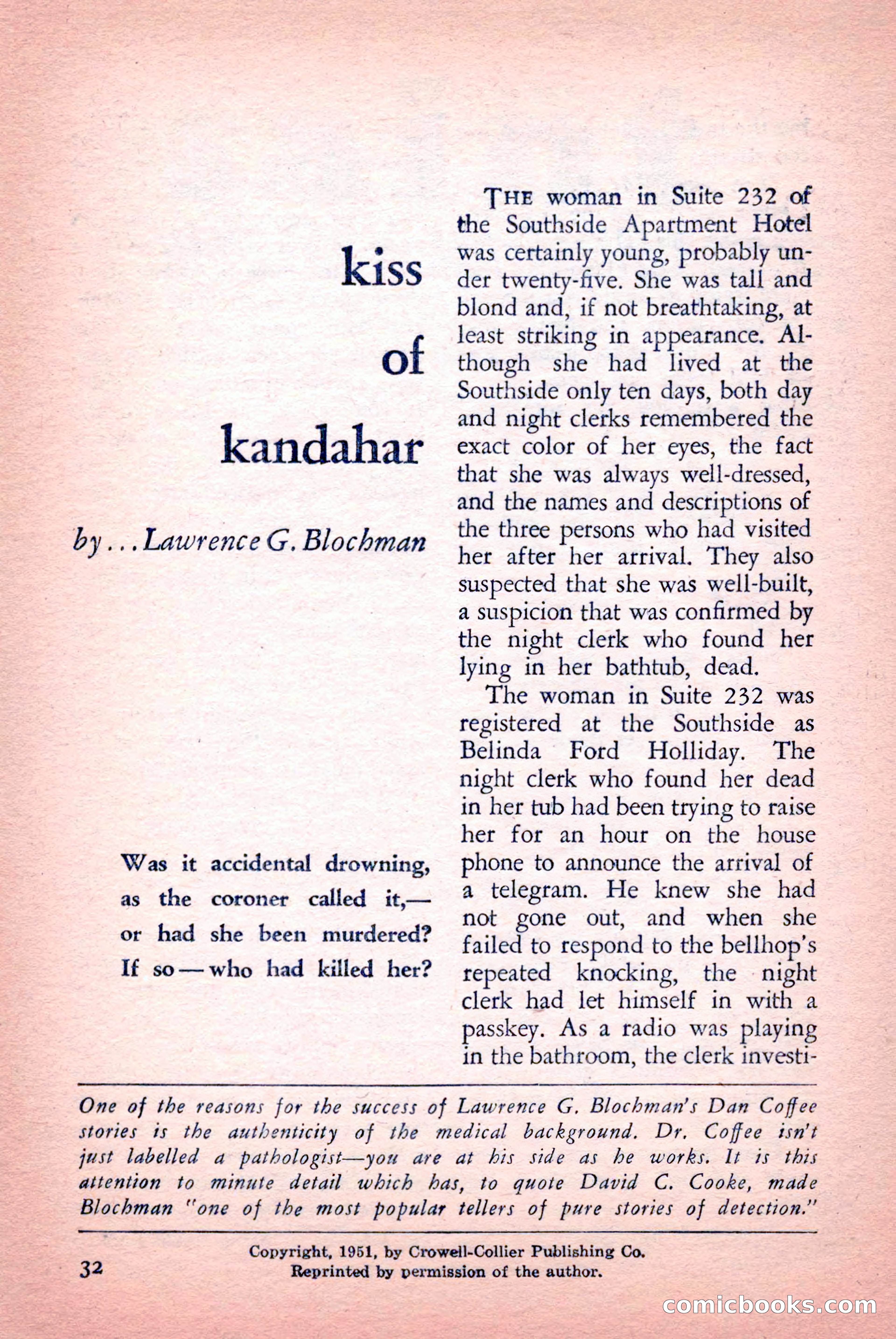 The Saint Mystery Magazine, September 1959 — page 34 of 132