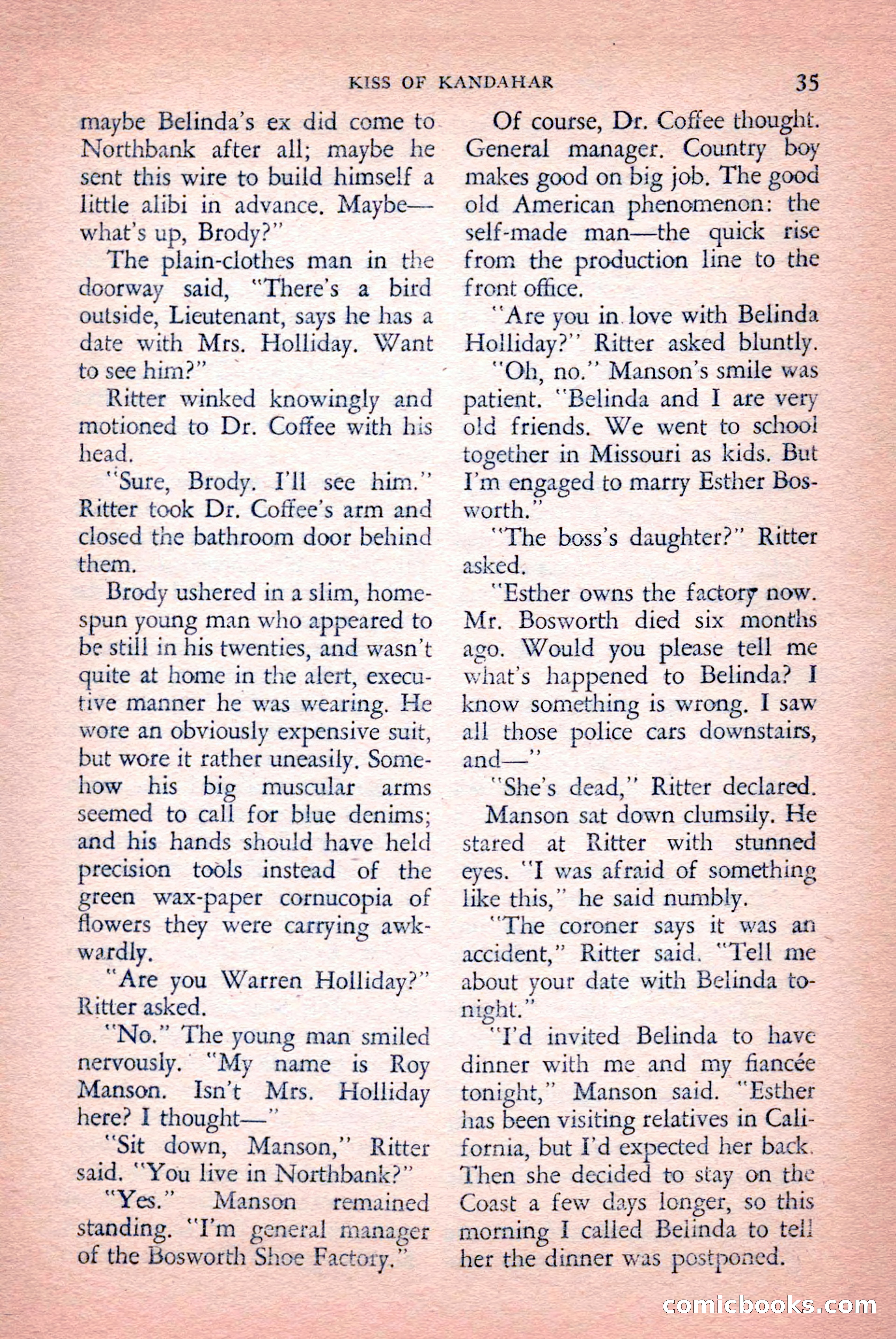 The Saint Mystery Magazine, September 1959 — page 37 of 132