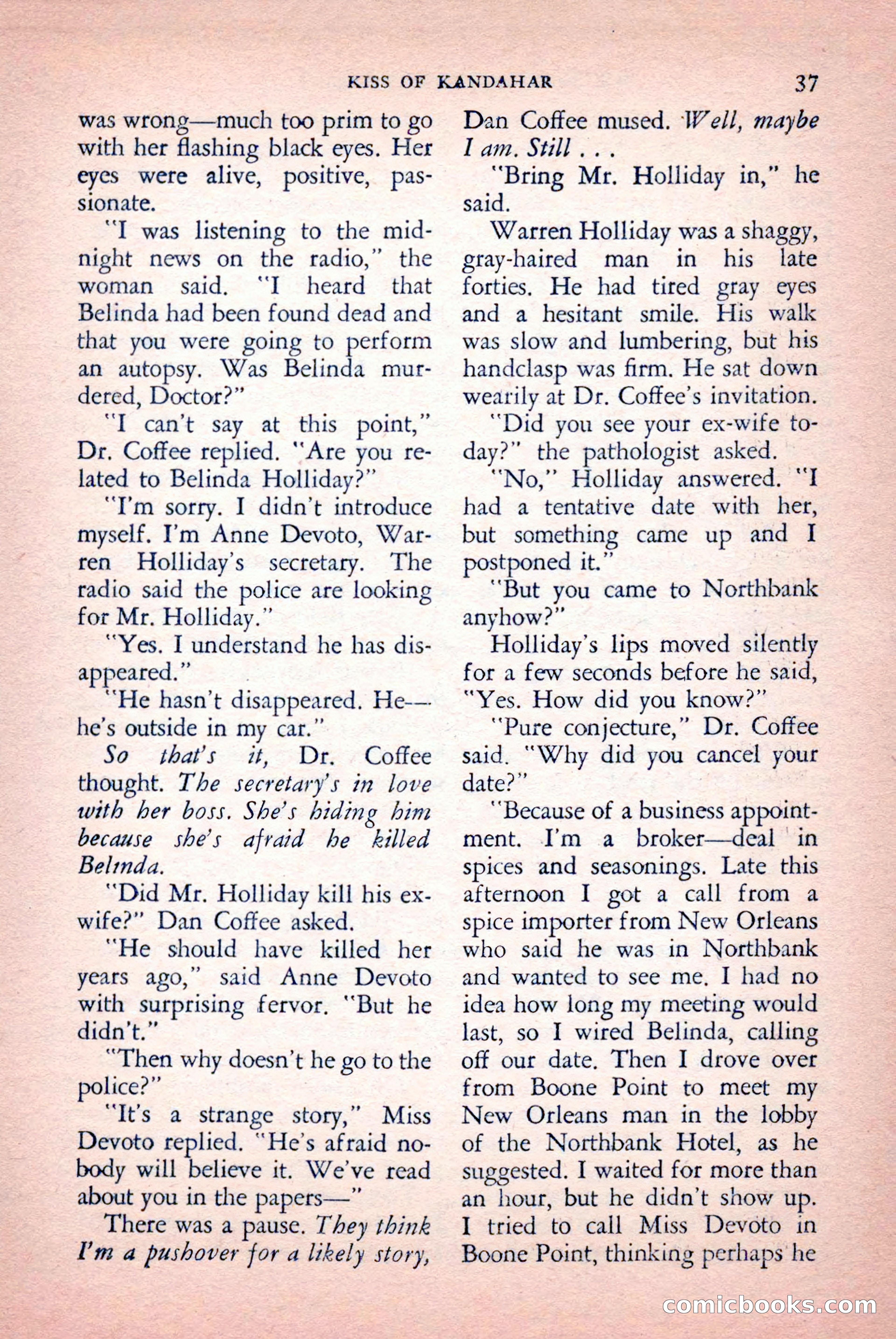 The Saint Mystery Magazine, September 1959 — page 39 of 132