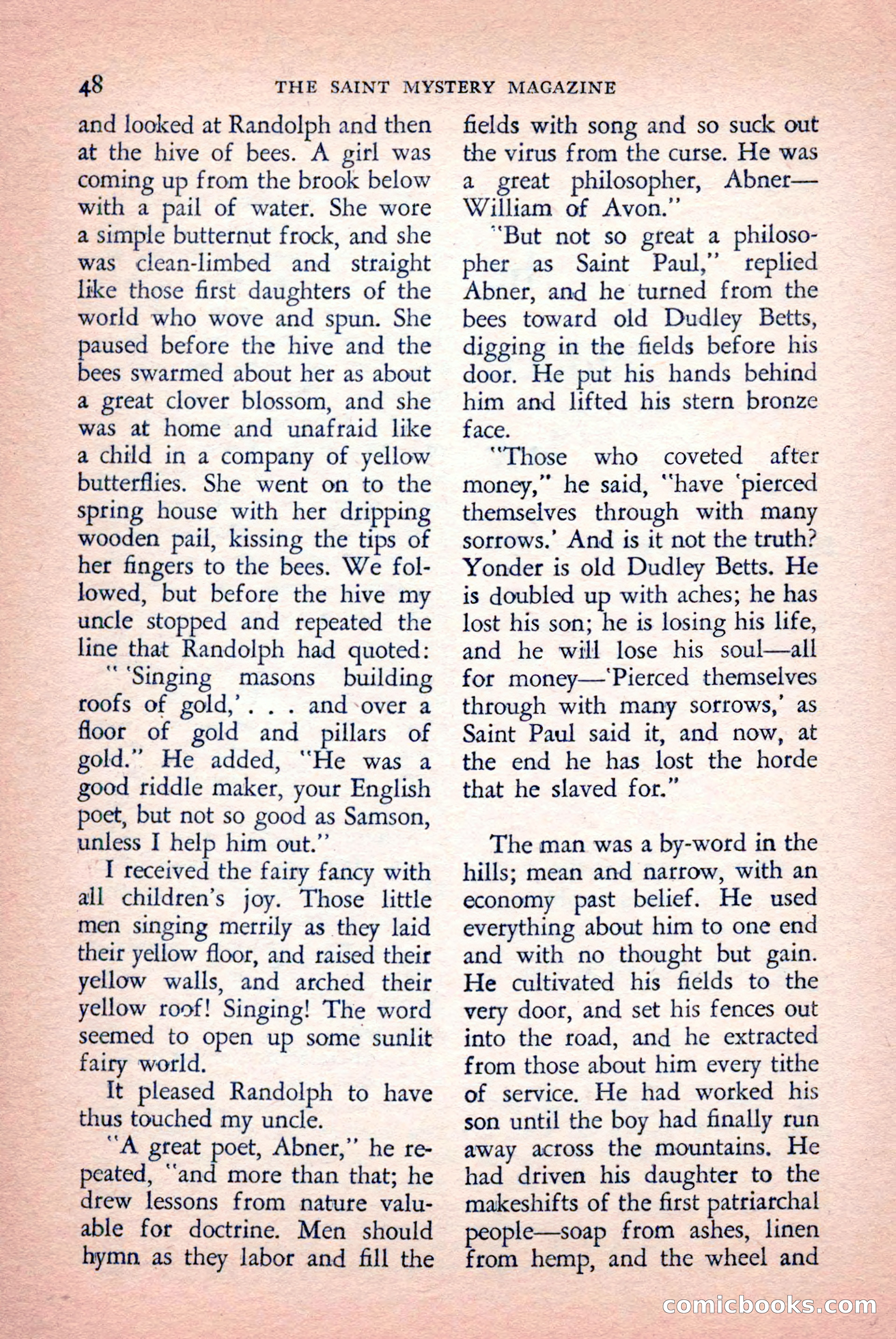 The Saint Mystery Magazine, September 1959 — page 50 of 132