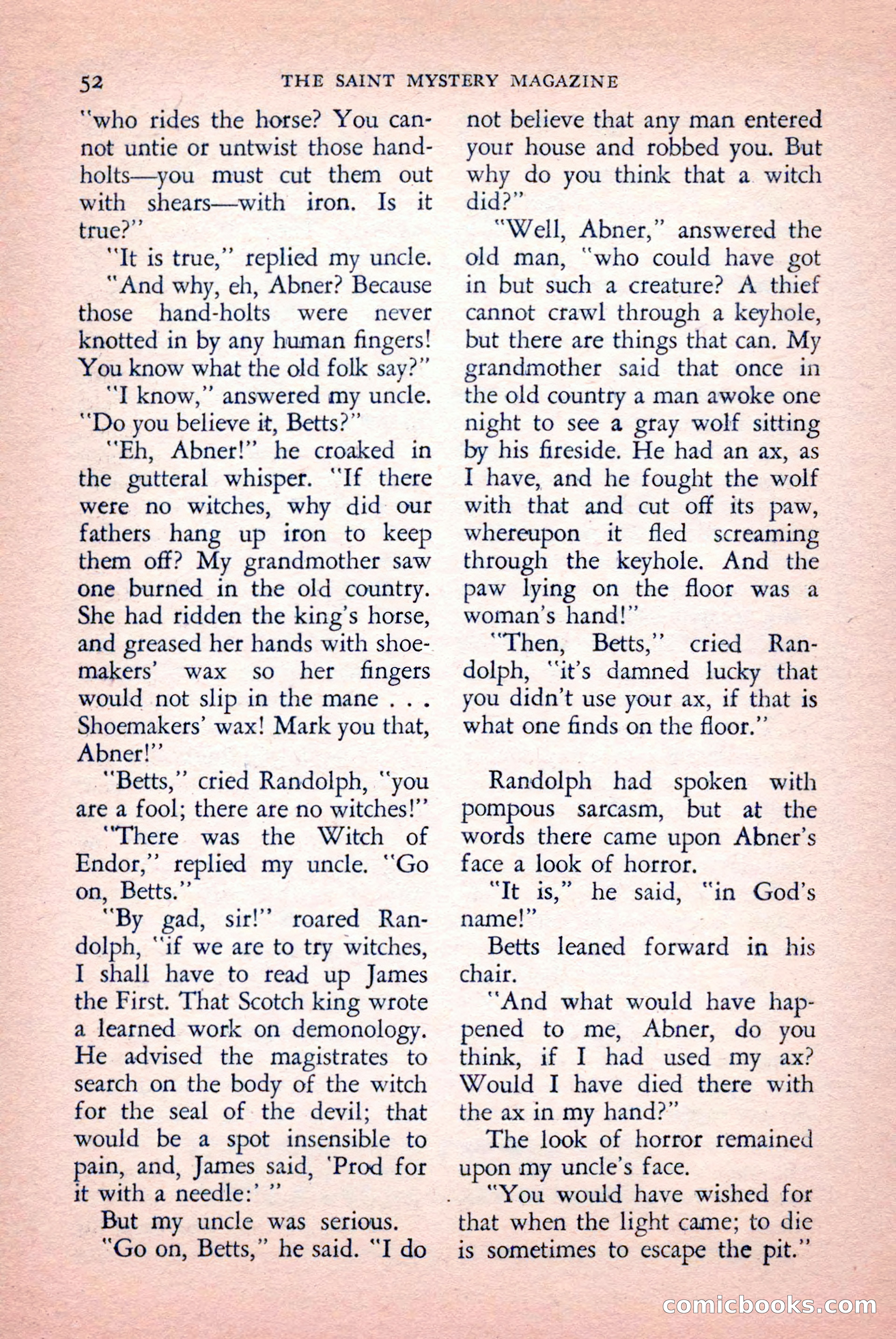 The Saint Mystery Magazine, September 1959 — page 54 of 132