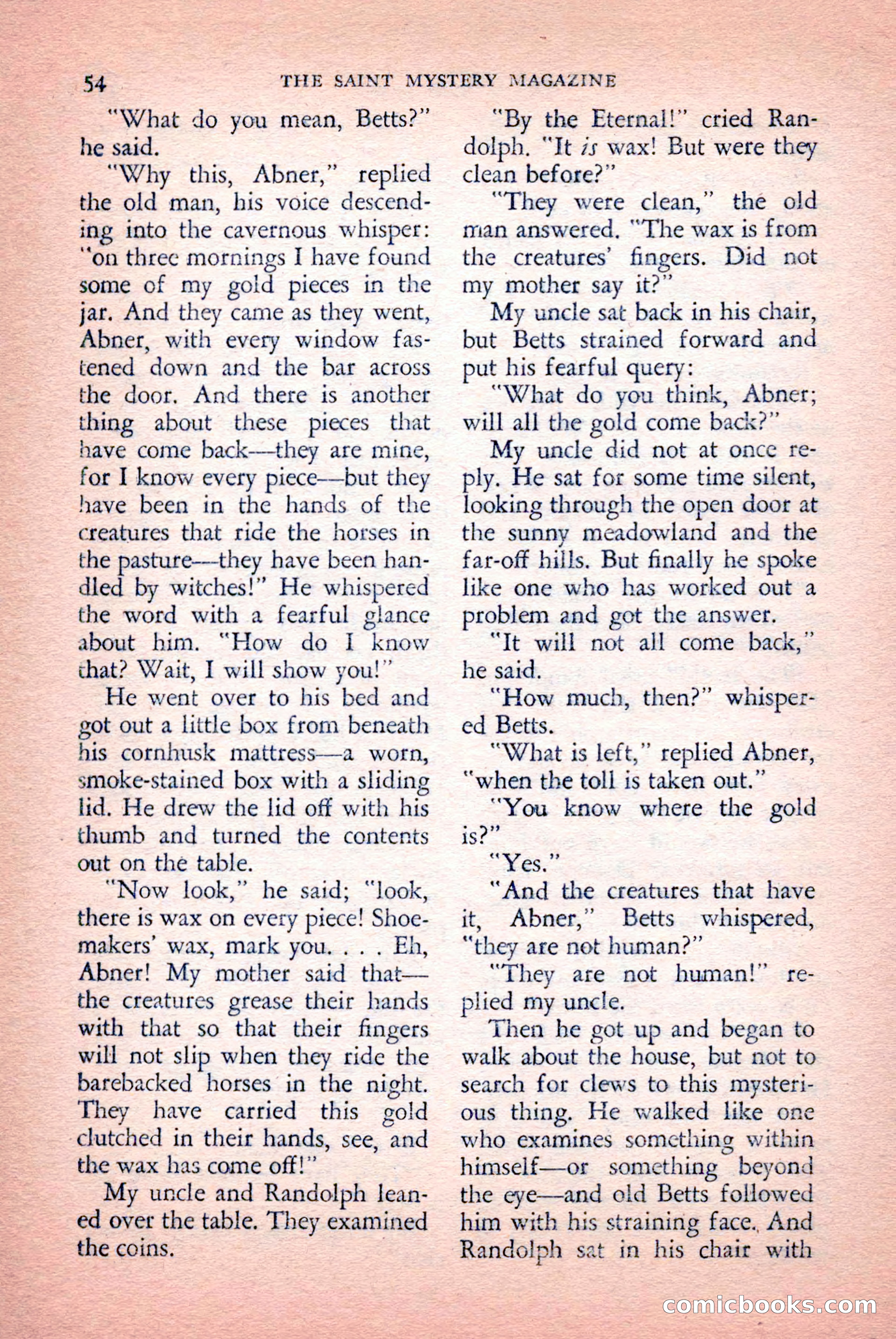The Saint Mystery Magazine, September 1959 — page 56 of 132