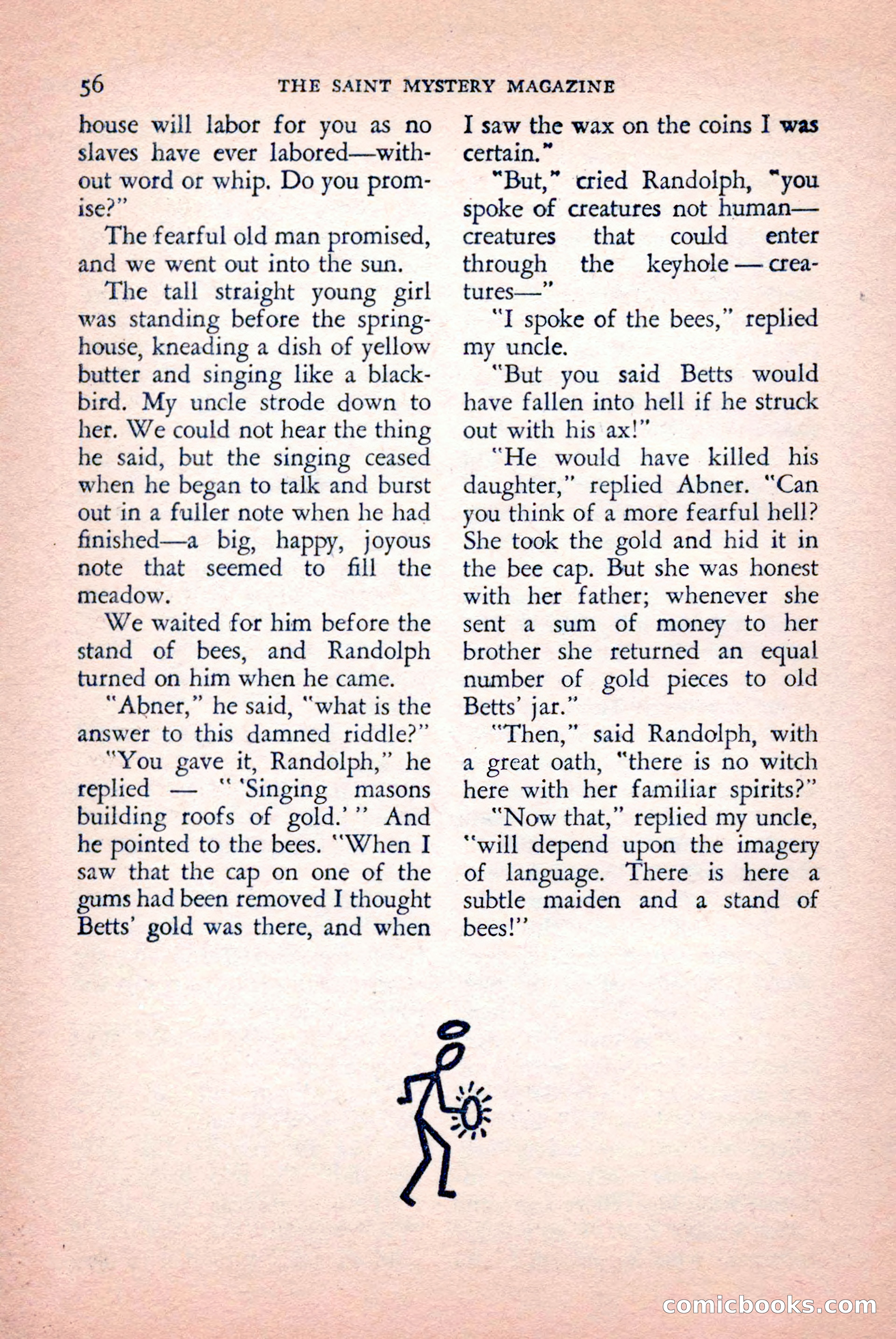 The Saint Mystery Magazine, September 1959 — page 58 of 132
