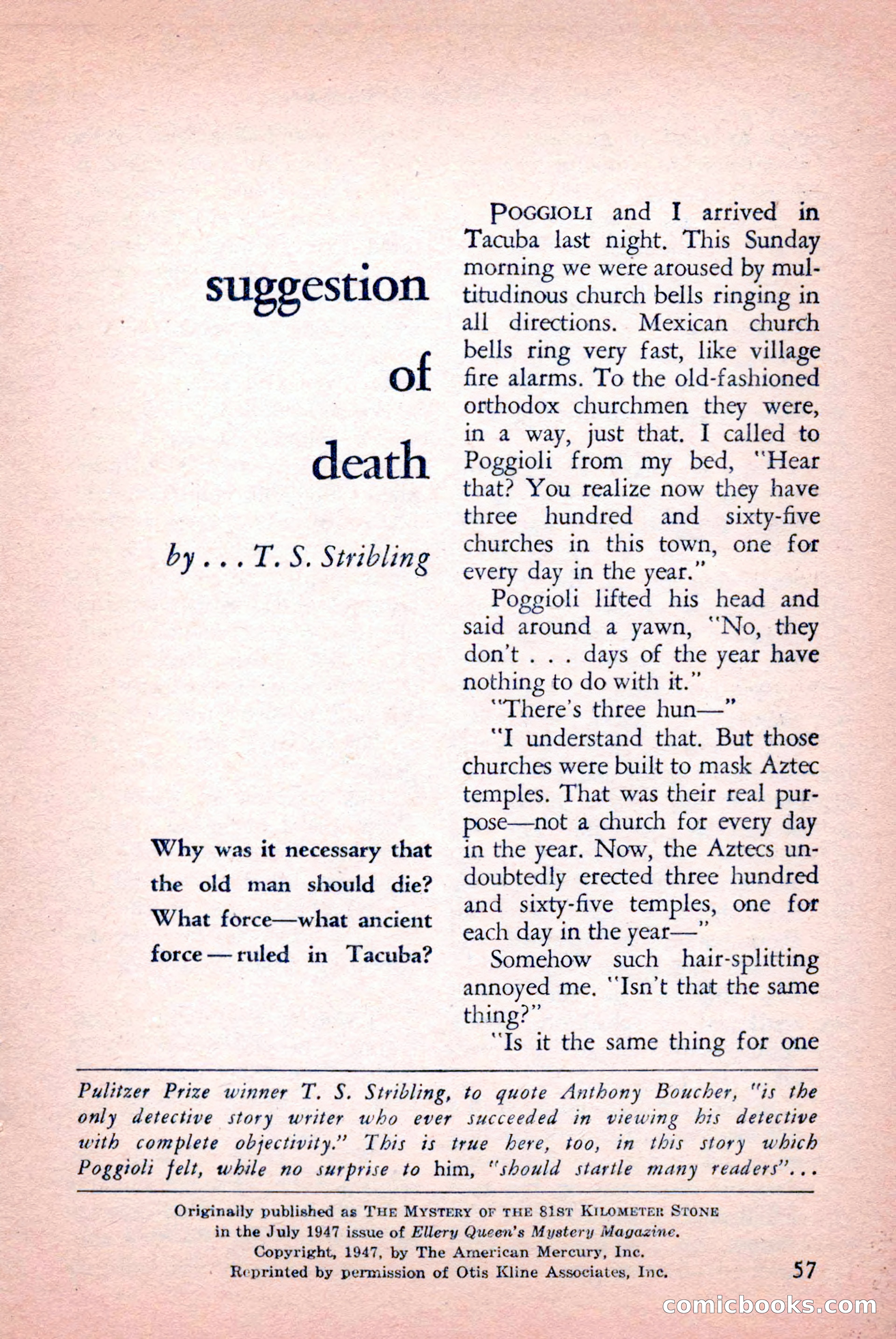 The Saint Mystery Magazine, September 1959 — page 59 of 132