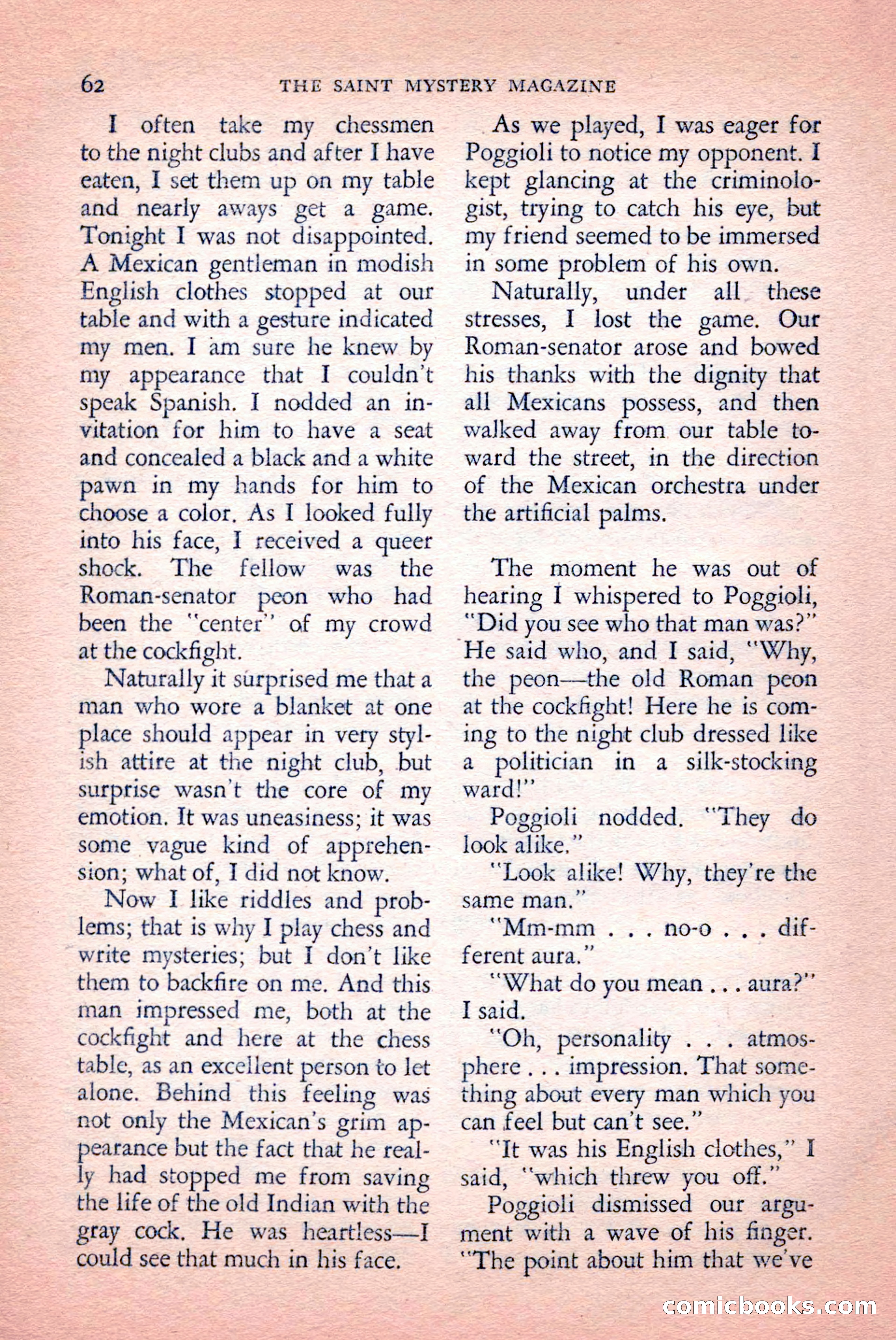 The Saint Mystery Magazine, September 1959 — page 64 of 132