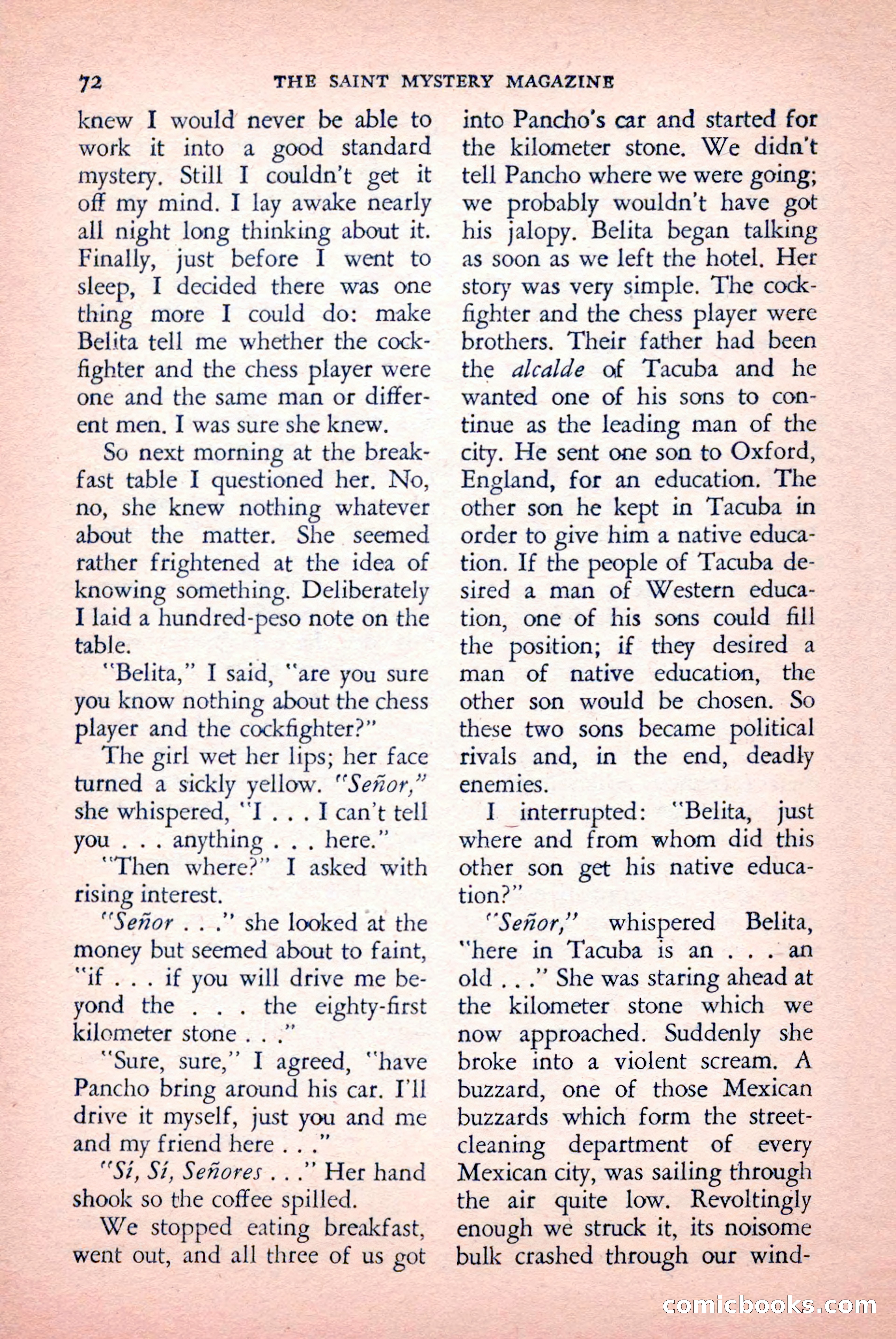 The Saint Mystery Magazine, September 1959 — page 74 of 132