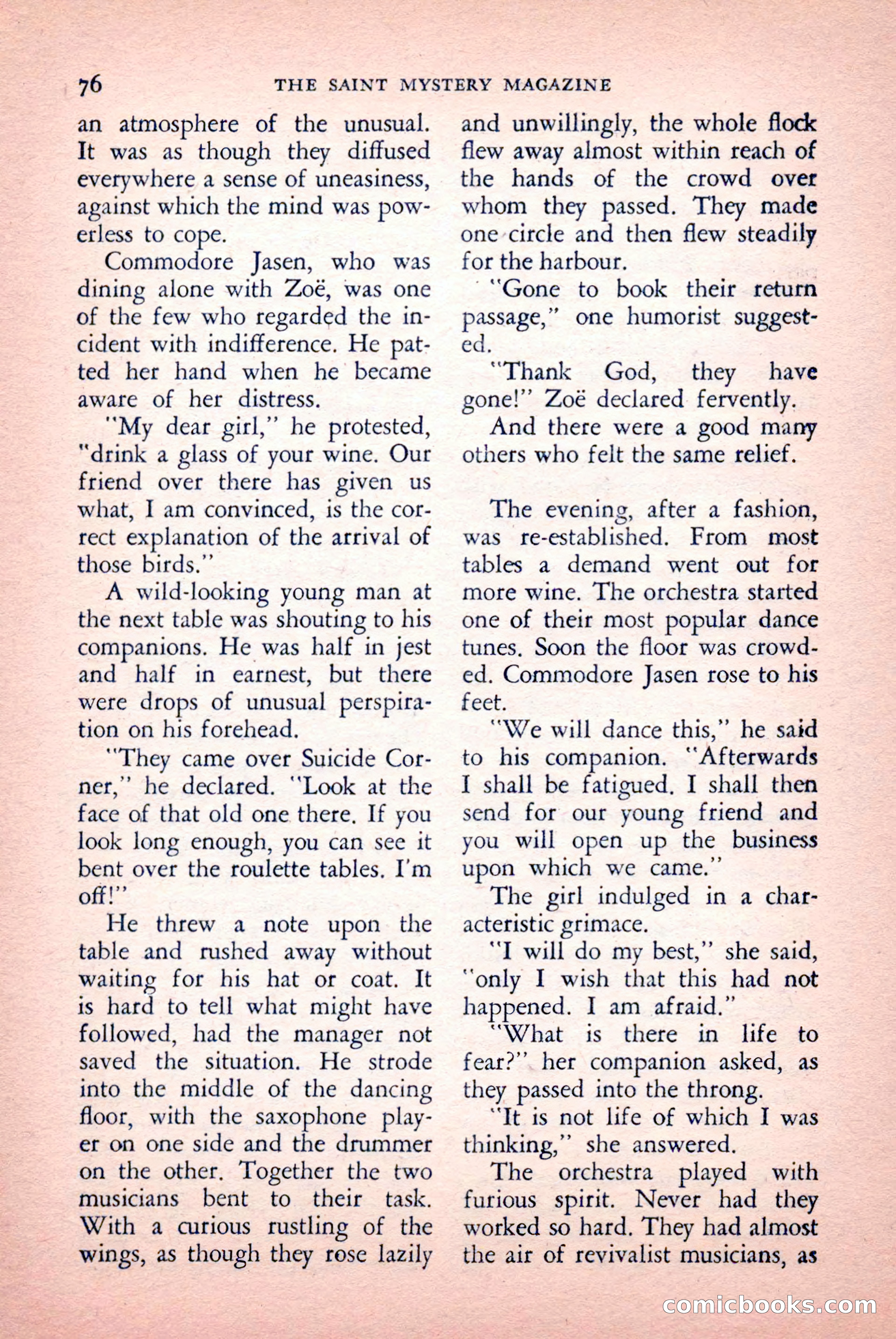 The Saint Mystery Magazine, September 1959 — page 78 of 132