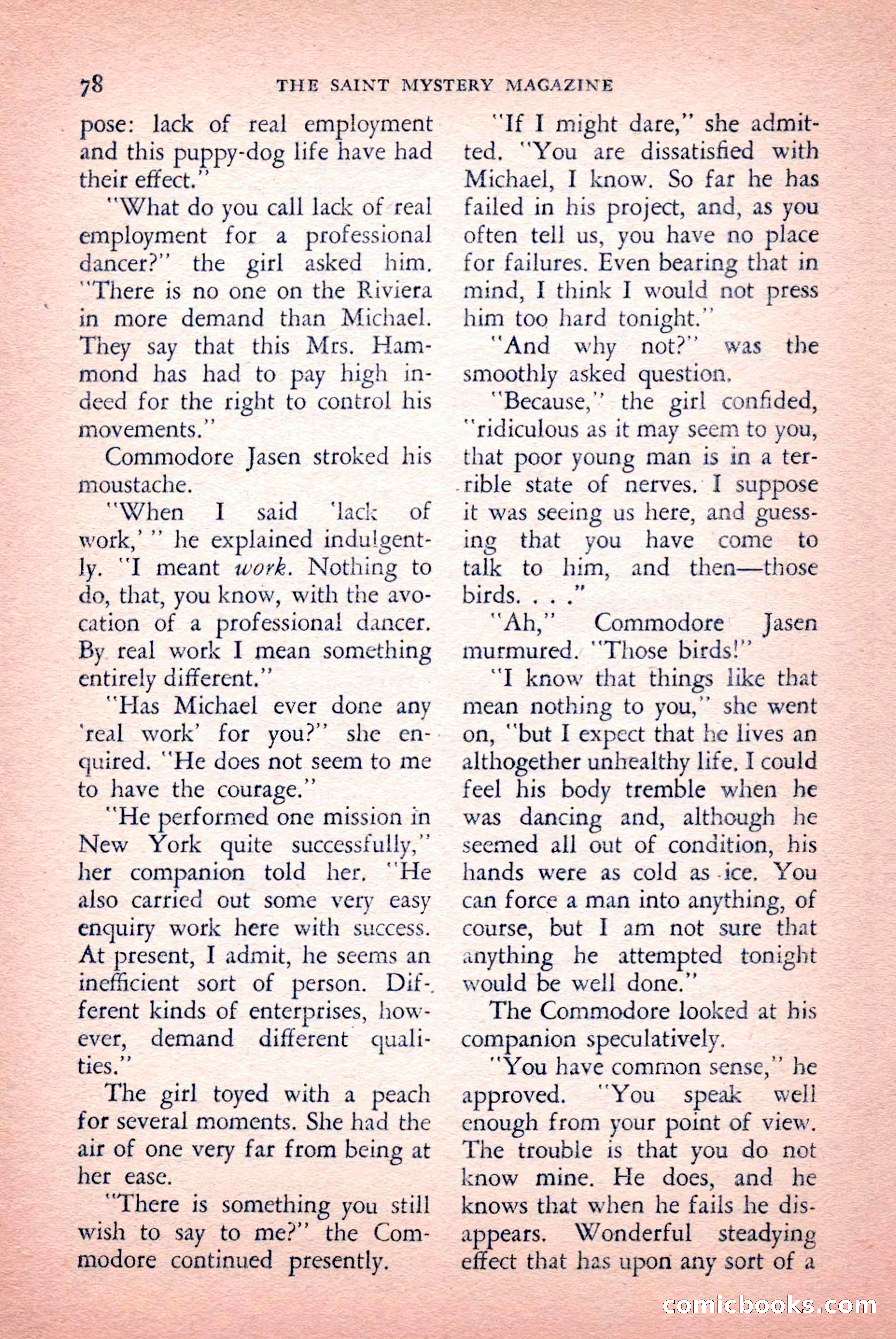 The Saint Mystery Magazine, September 1959 — page 80 of 132