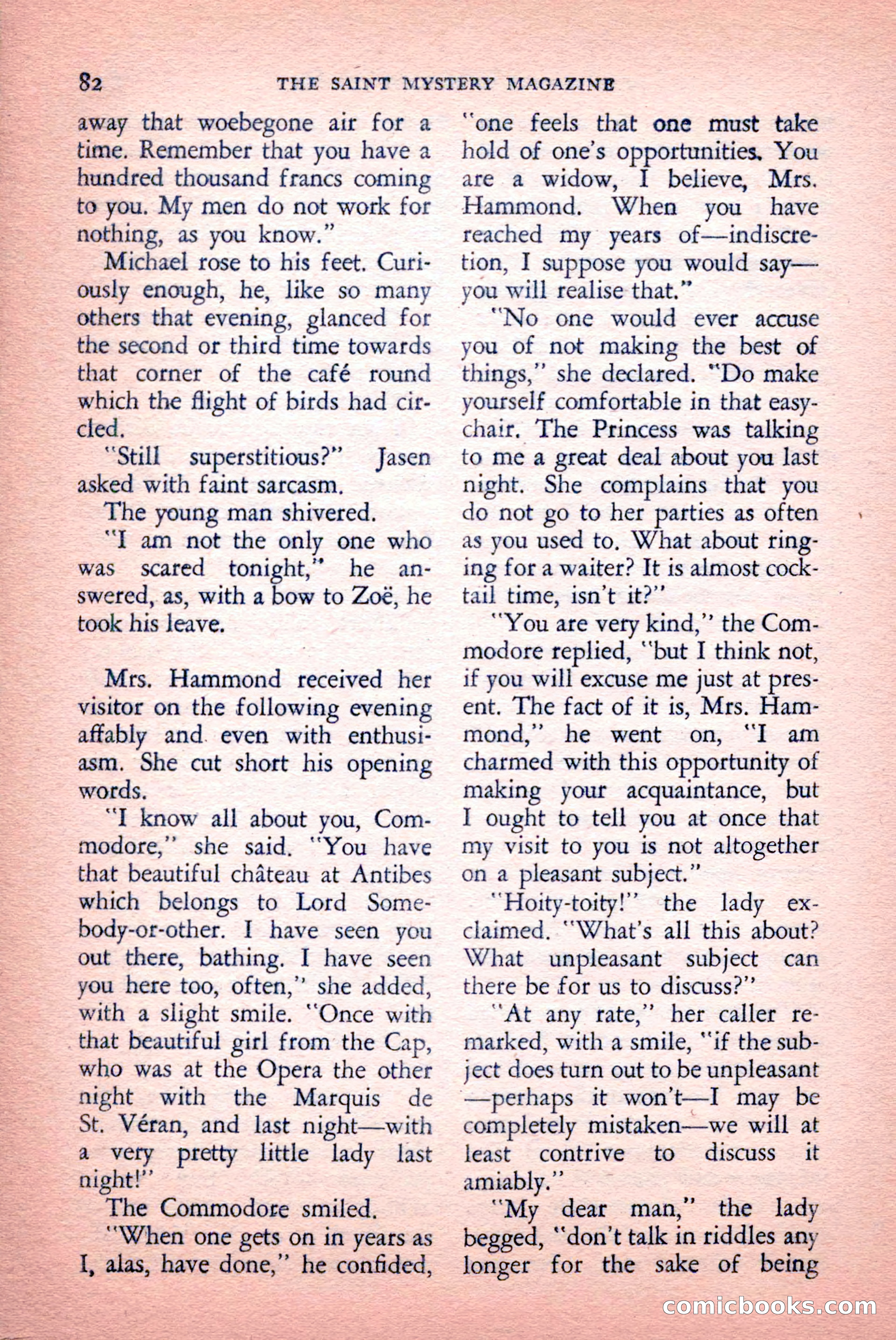The Saint Mystery Magazine, September 1959 — page 84 of 132