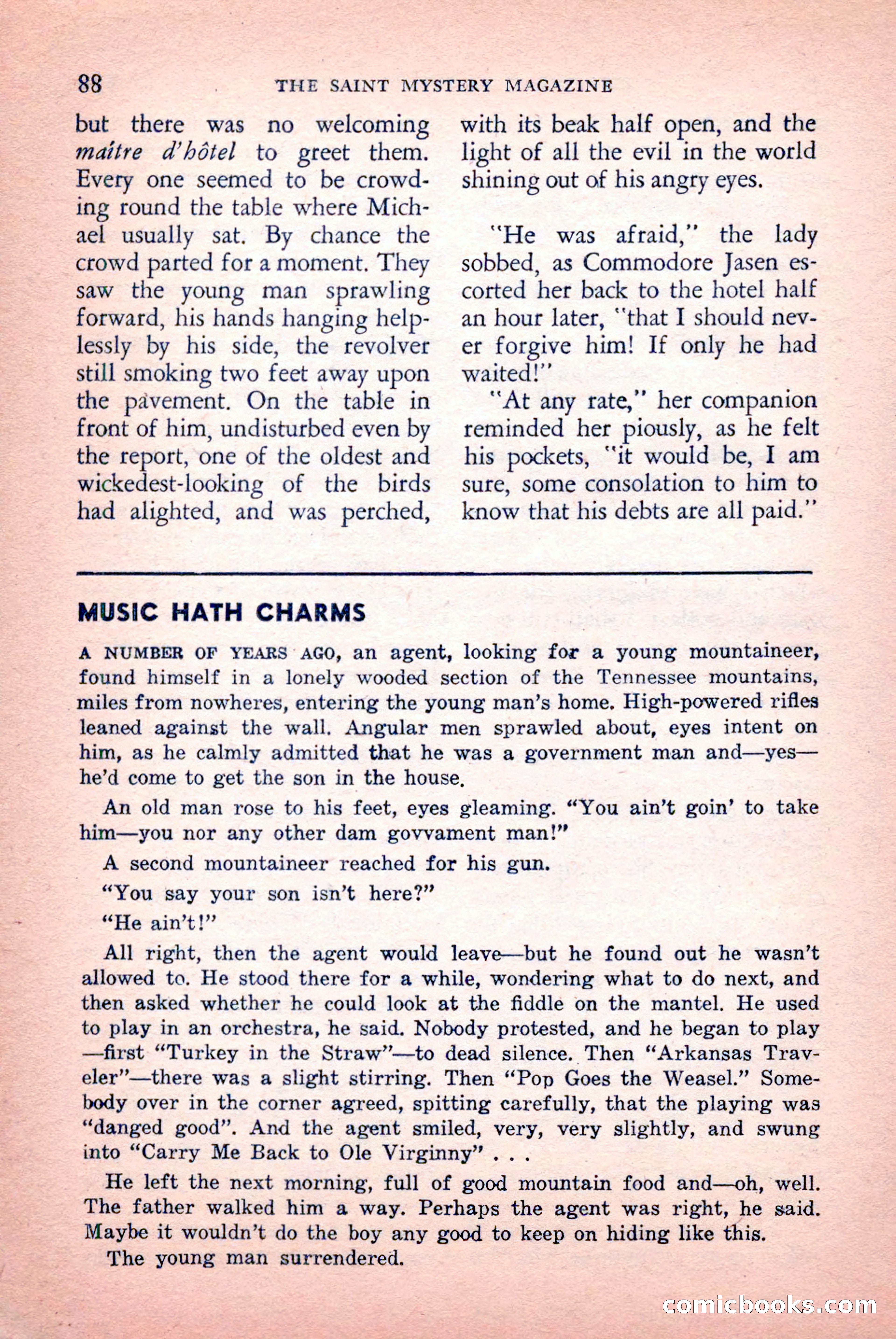 The Saint Mystery Magazine, September 1959 — page 90 of 132