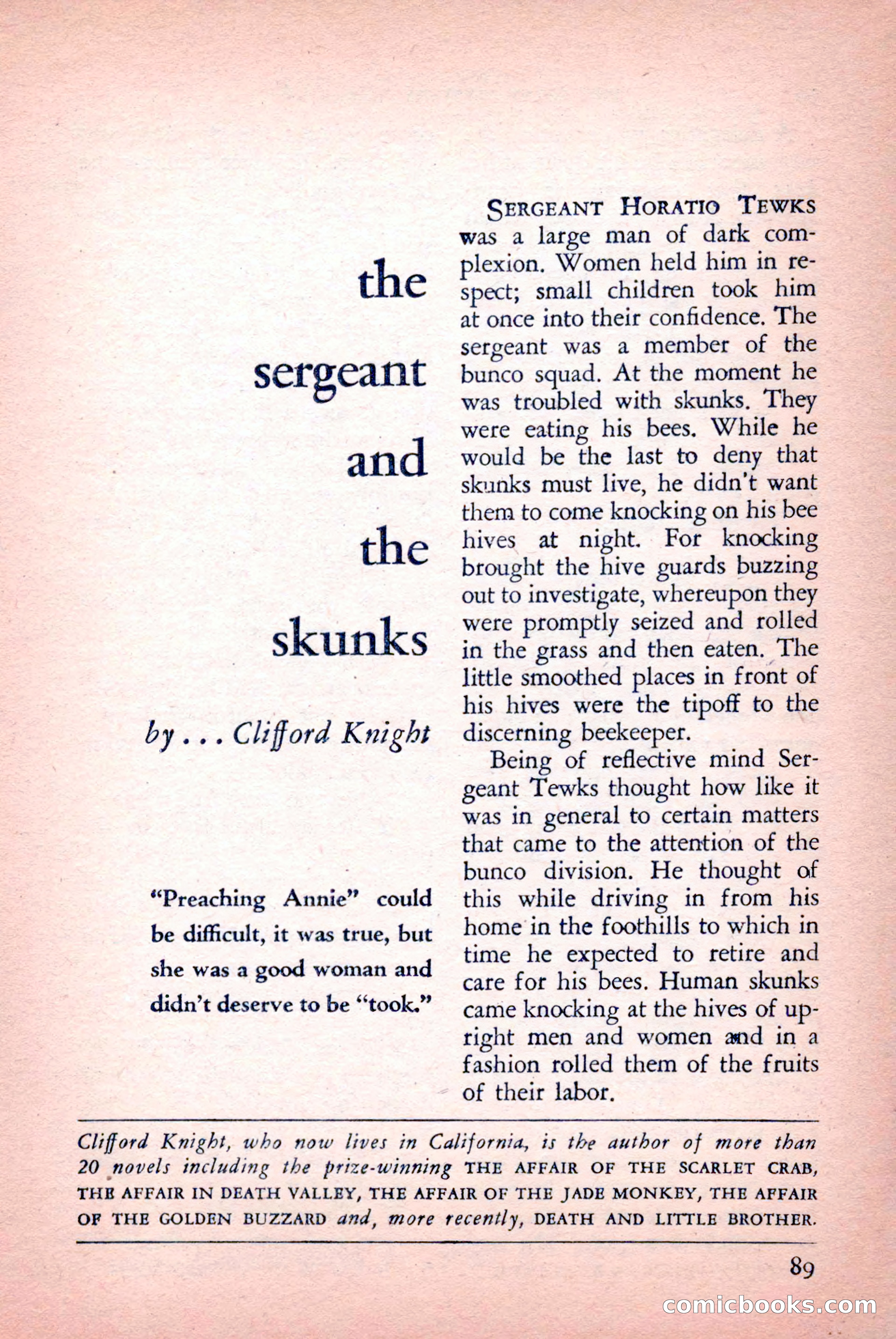 The Saint Mystery Magazine, September 1959 — page 91 of 132