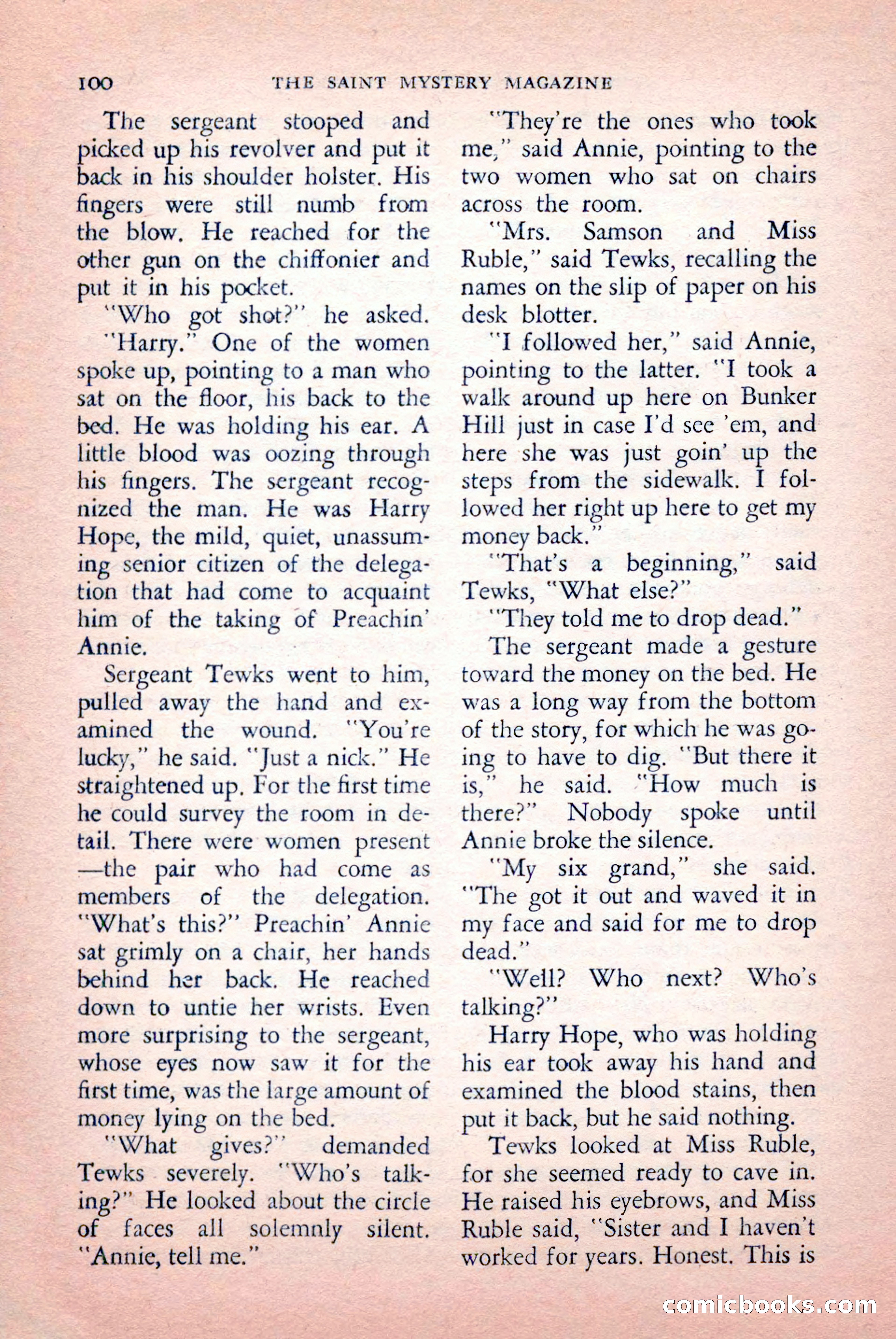 The Saint Mystery Magazine, September 1959 — page 102 of 132