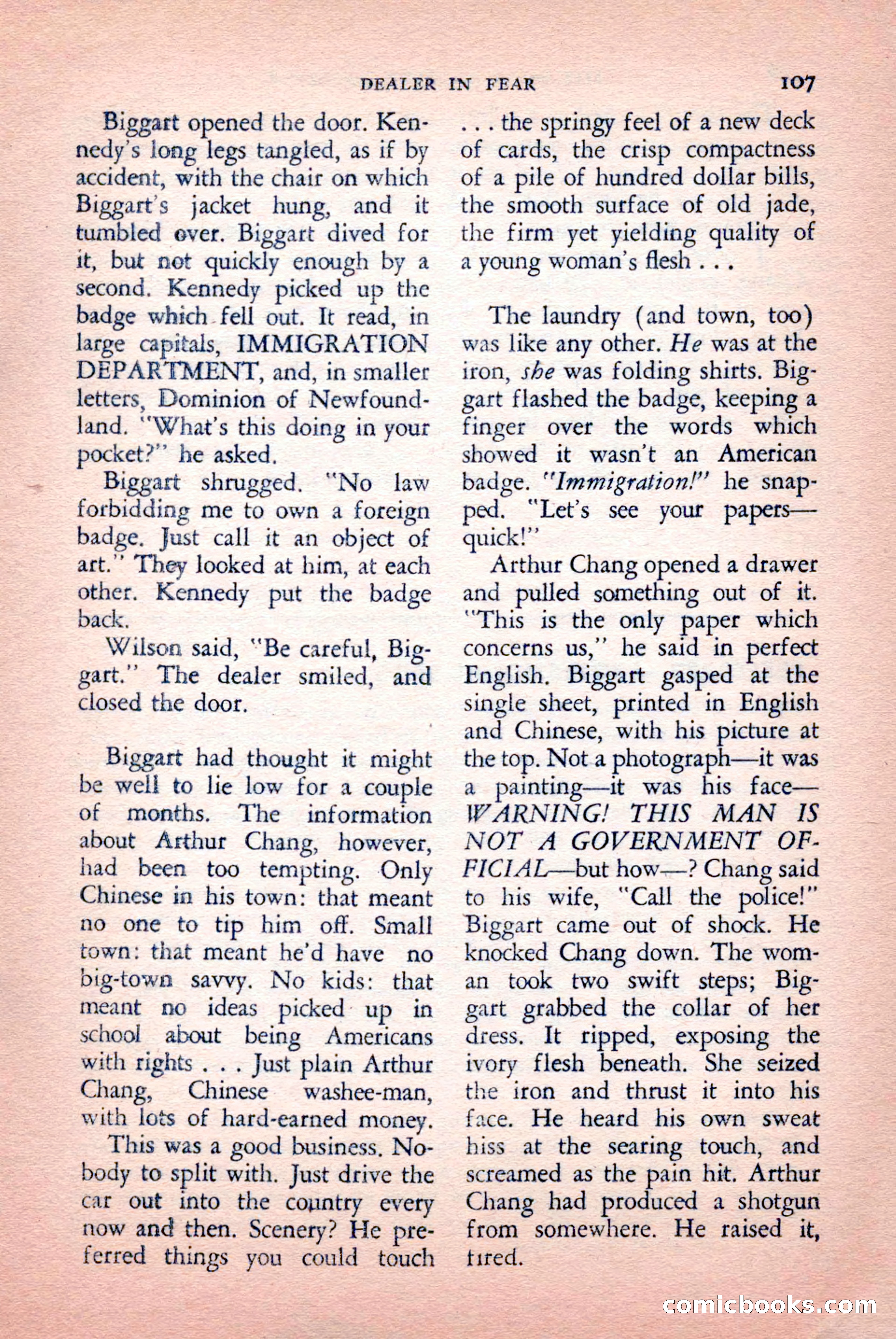 The Saint Mystery Magazine, September 1959 — page 109 of 132