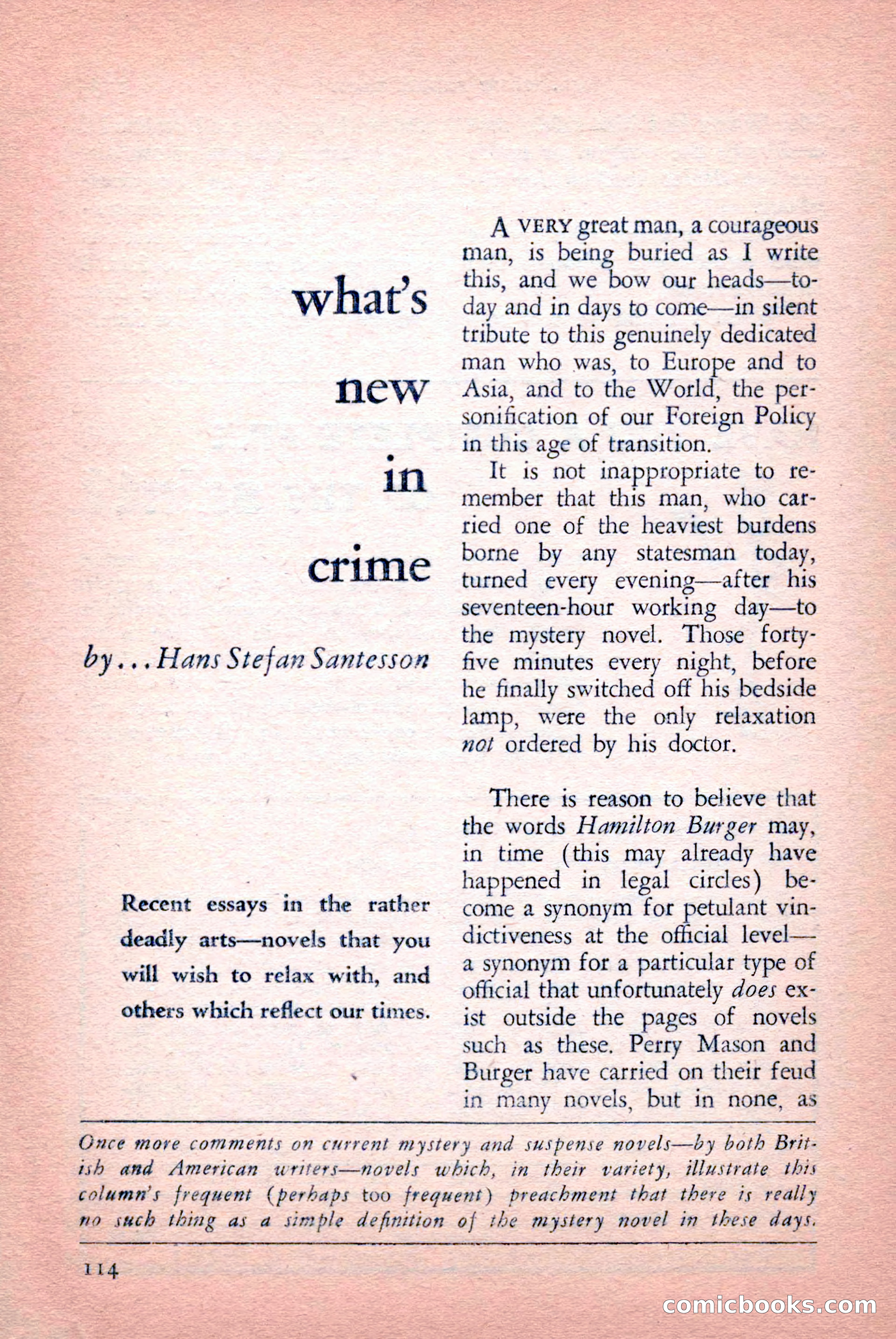 The Saint Mystery Magazine, September 1959 — page 116 of 132