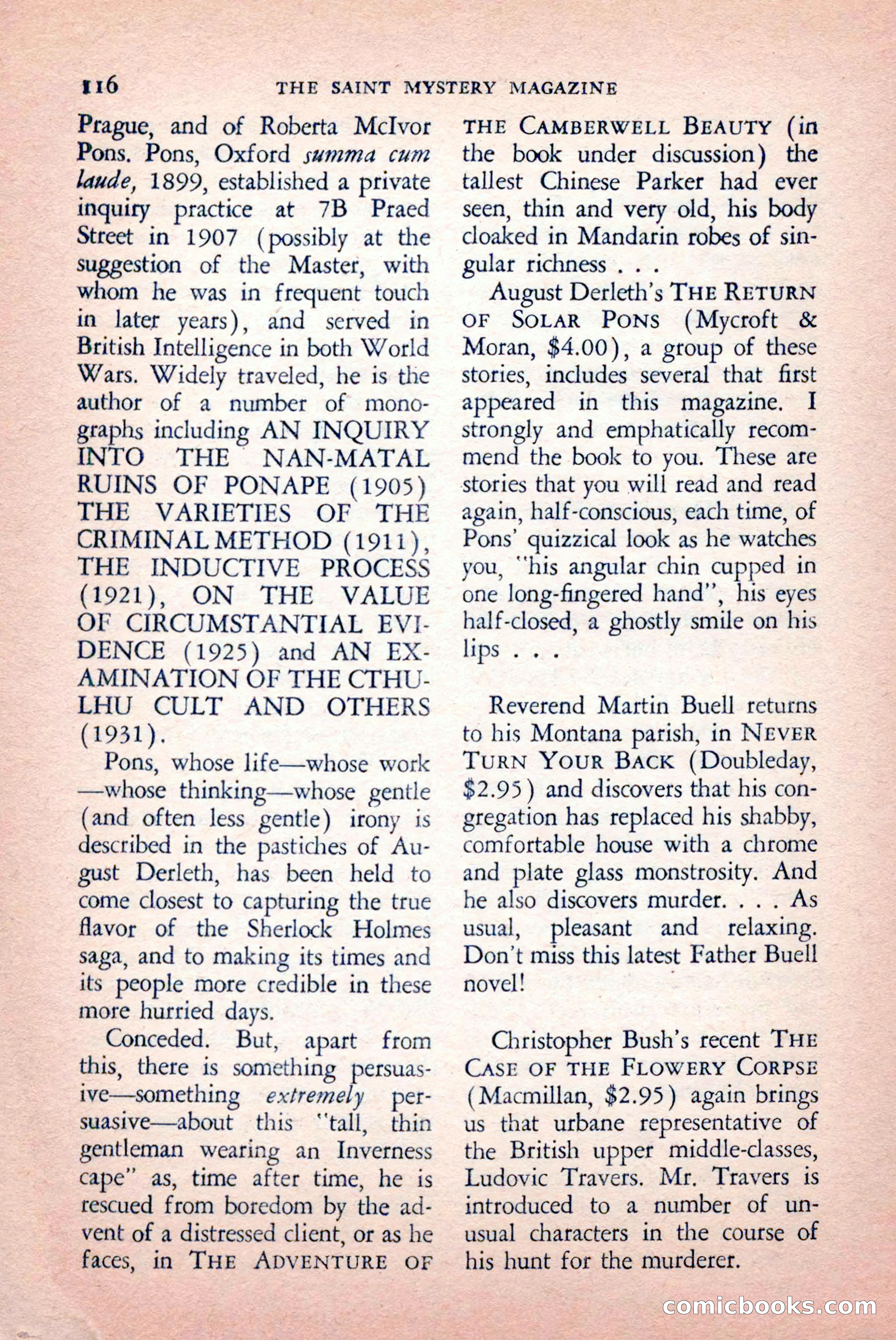 The Saint Mystery Magazine, September 1959 — page 118 of 132