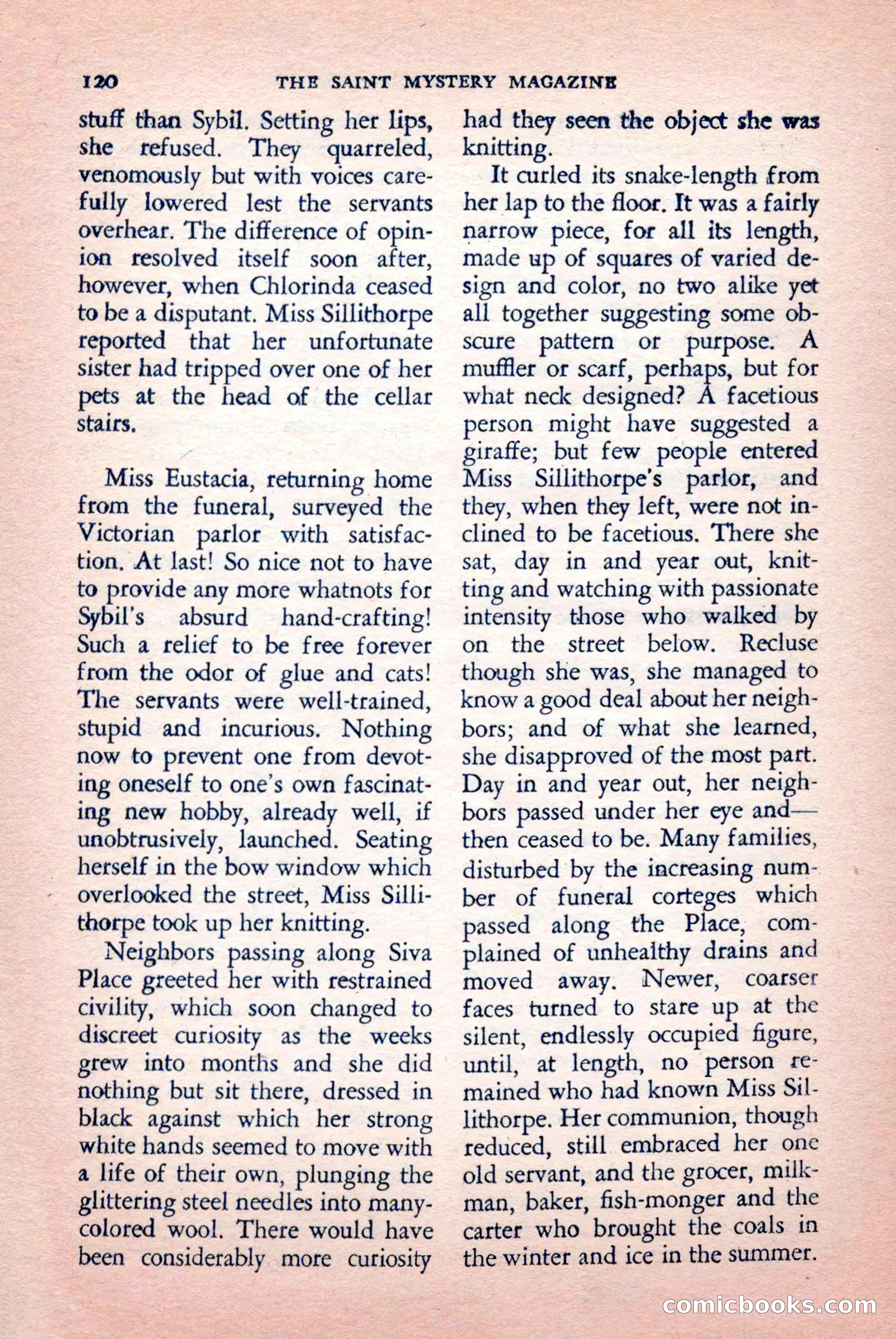 The Saint Mystery Magazine, September 1959 — page 122 of 132