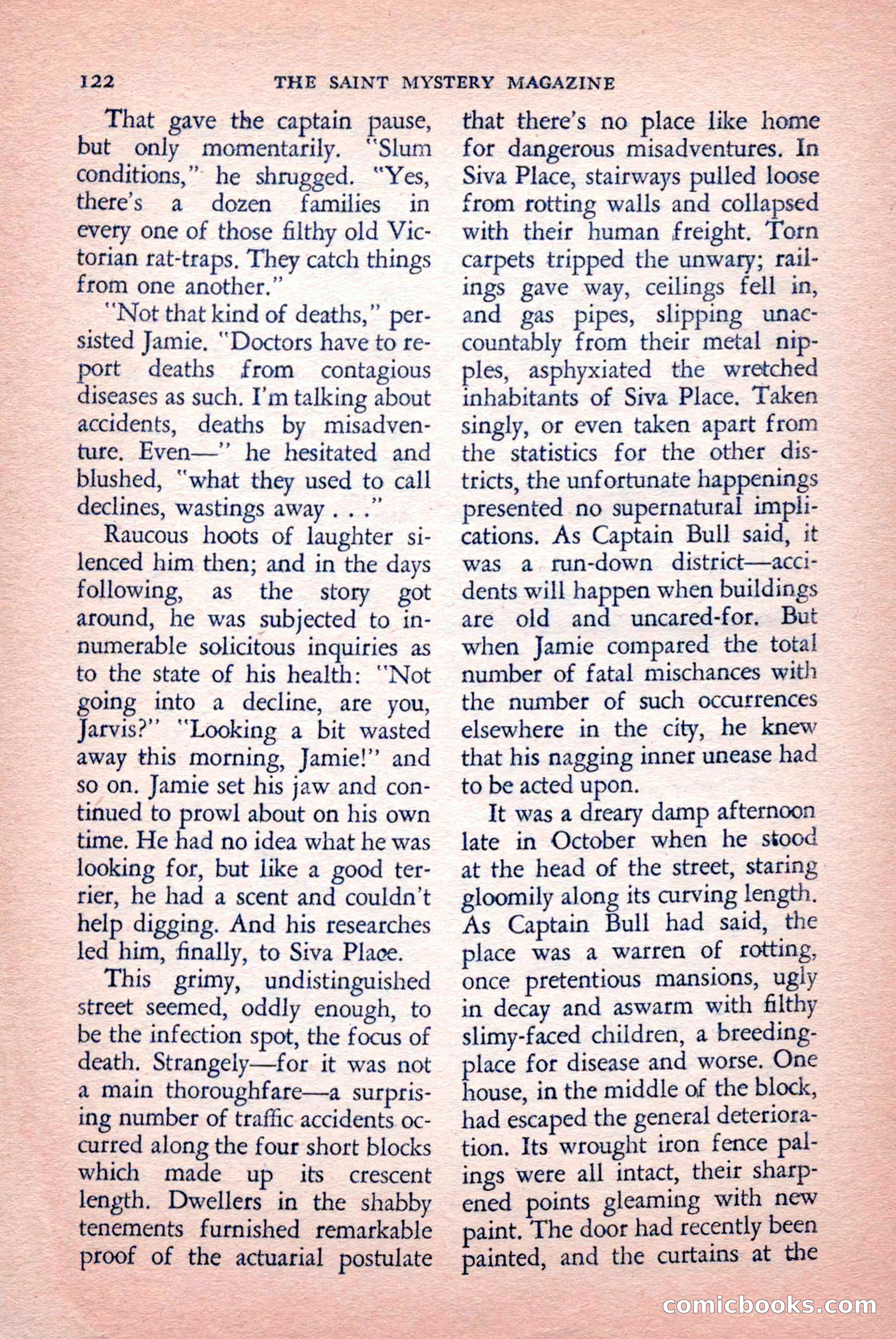 The Saint Mystery Magazine, September 1959 — page 124 of 132