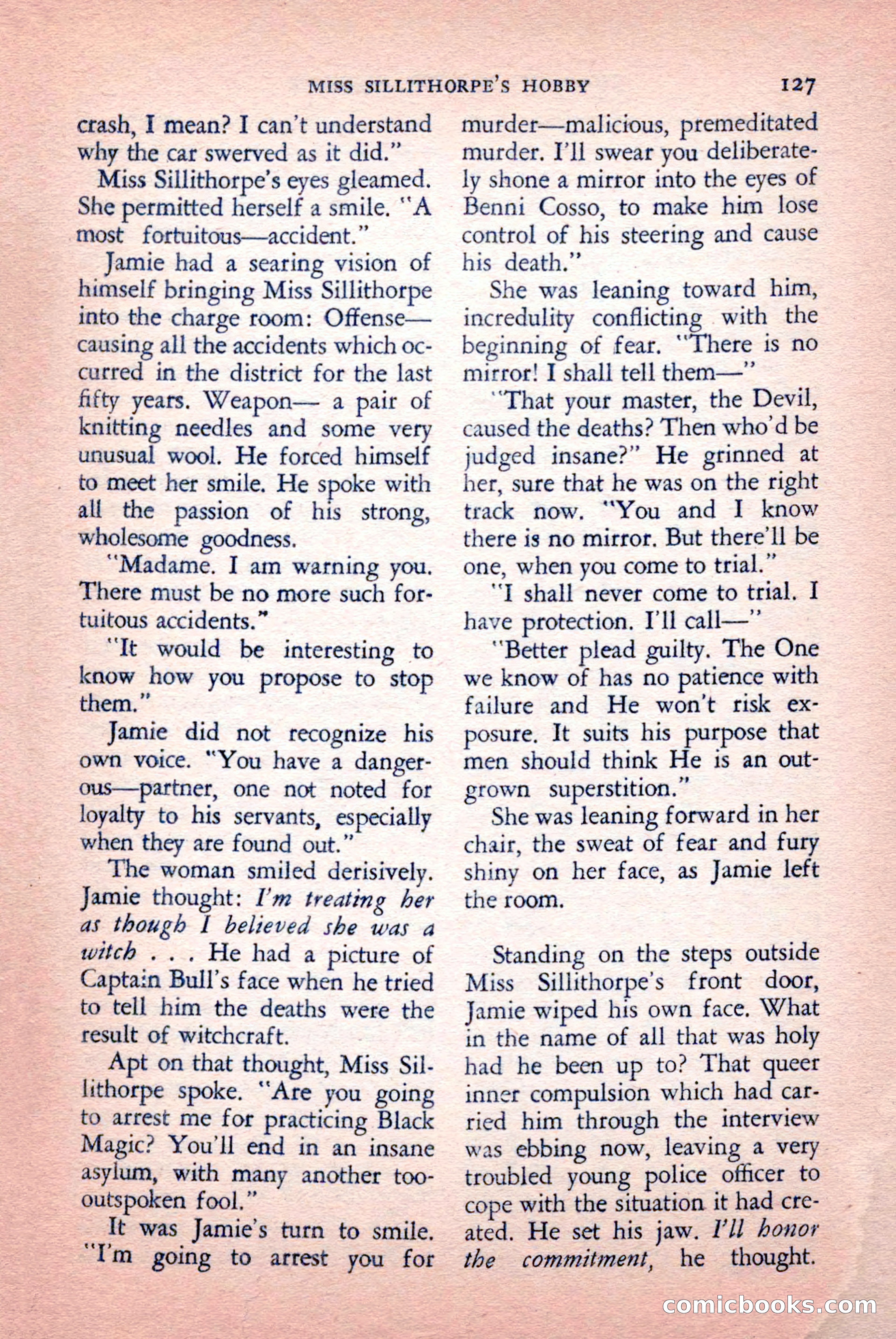 The Saint Mystery Magazine, September 1959 — page 129 of 132