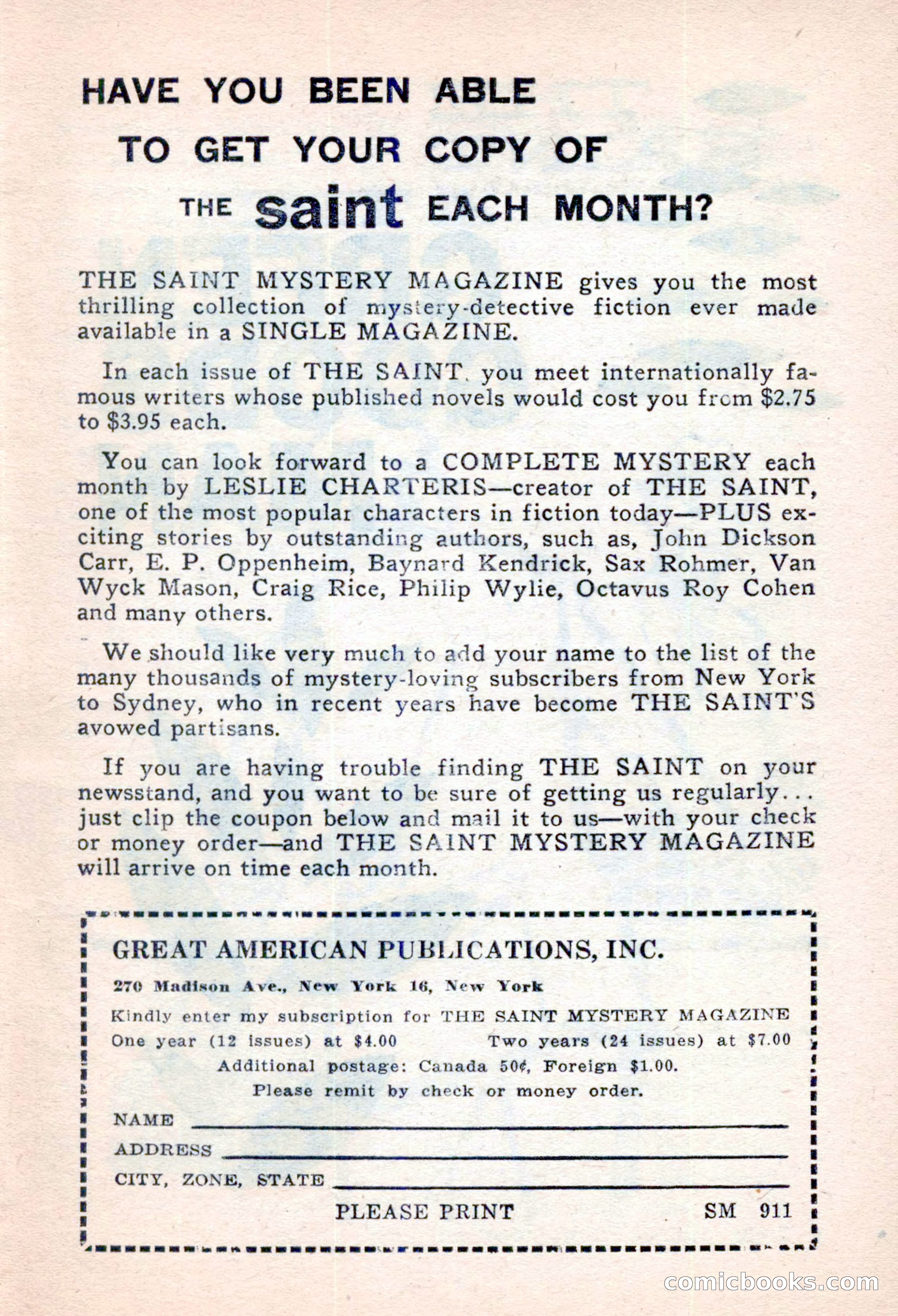 The Saint Mystery Magazine, November 1959 — page 5 of 132
