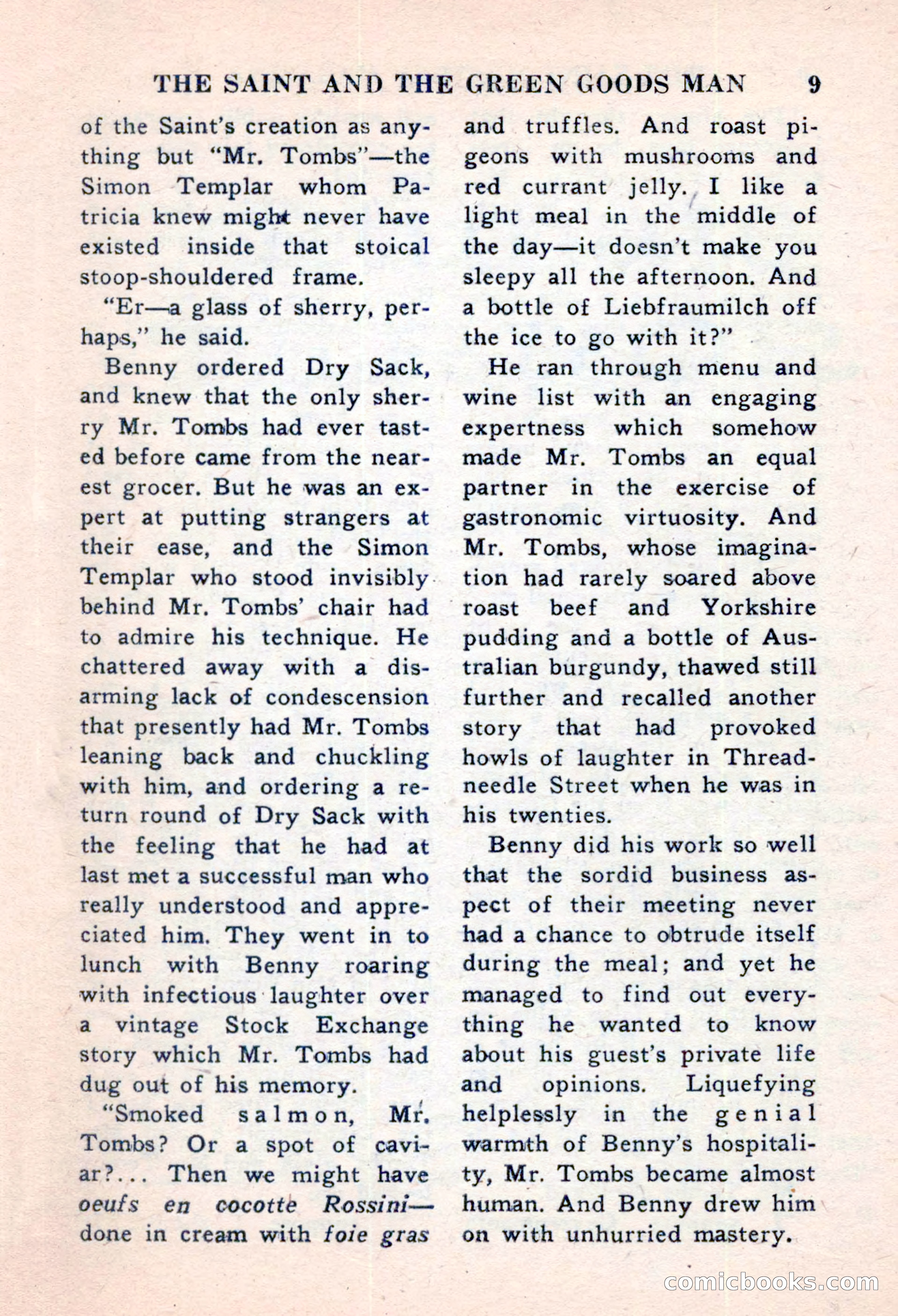 The Saint Mystery Magazine, November 1959 — page 11 of 132
