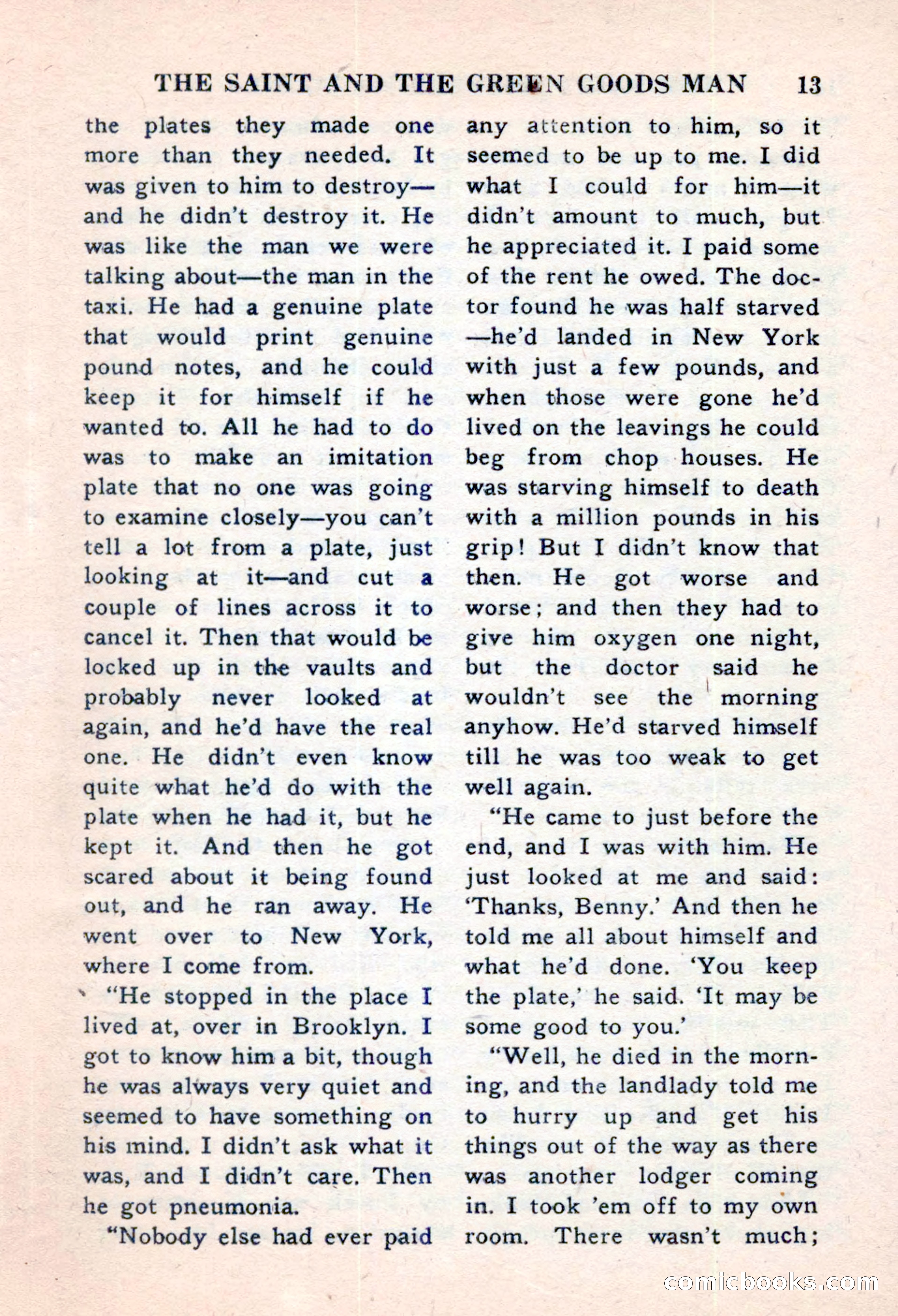 The Saint Mystery Magazine, November 1959 — page 15 of 132