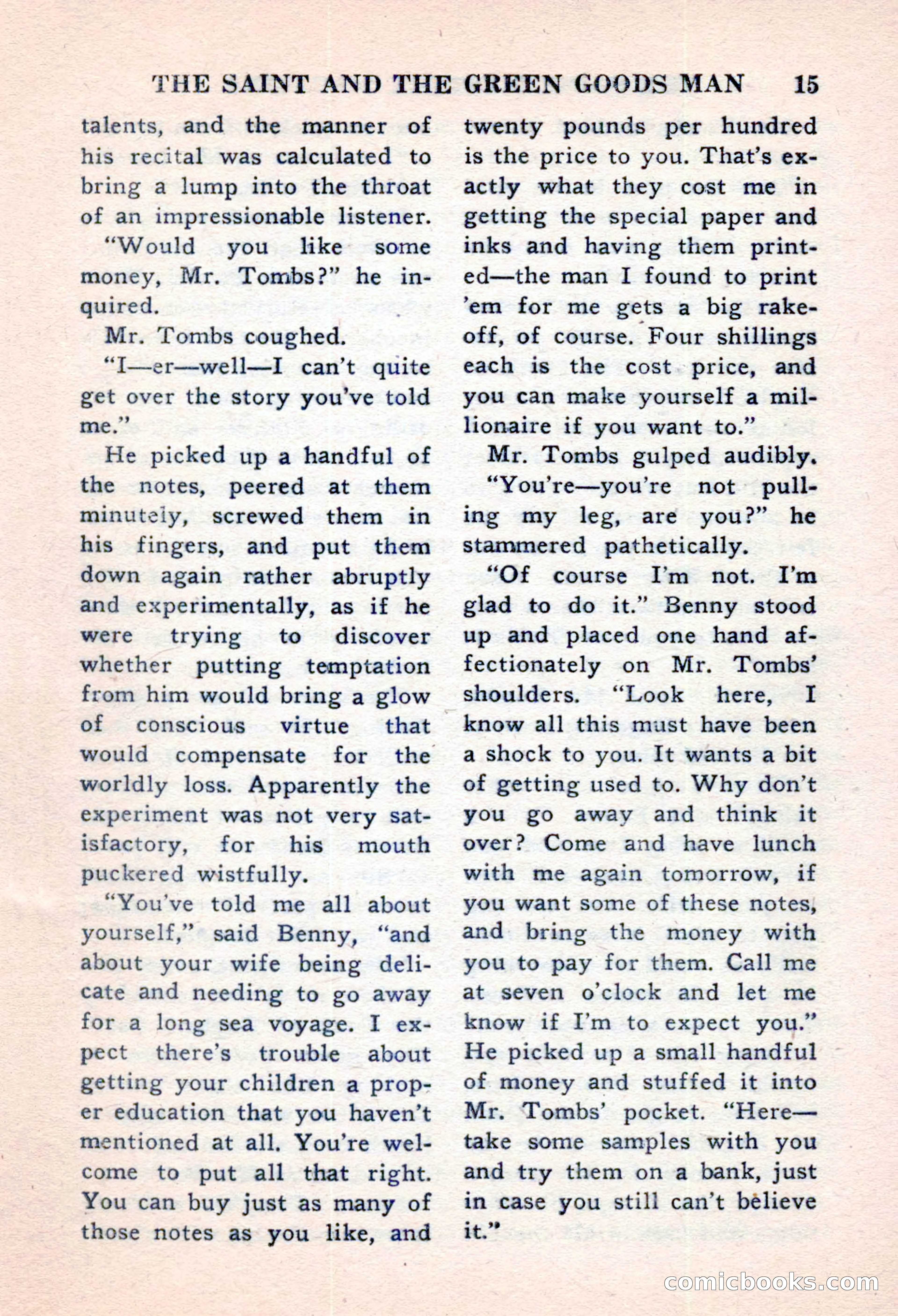 The Saint Mystery Magazine, November 1959 — page 17 of 132