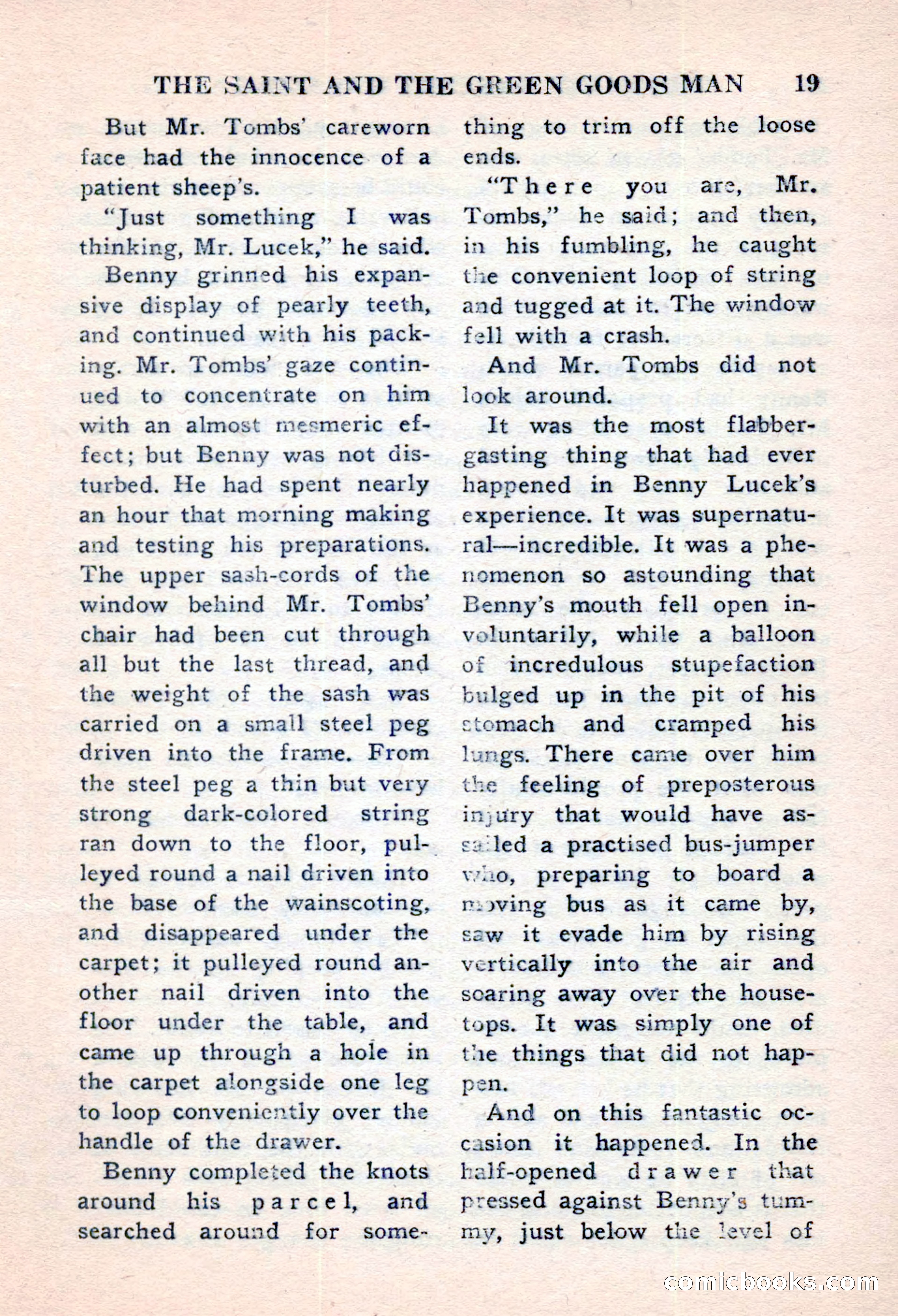 The Saint Mystery Magazine, November 1959 — page 21 of 132