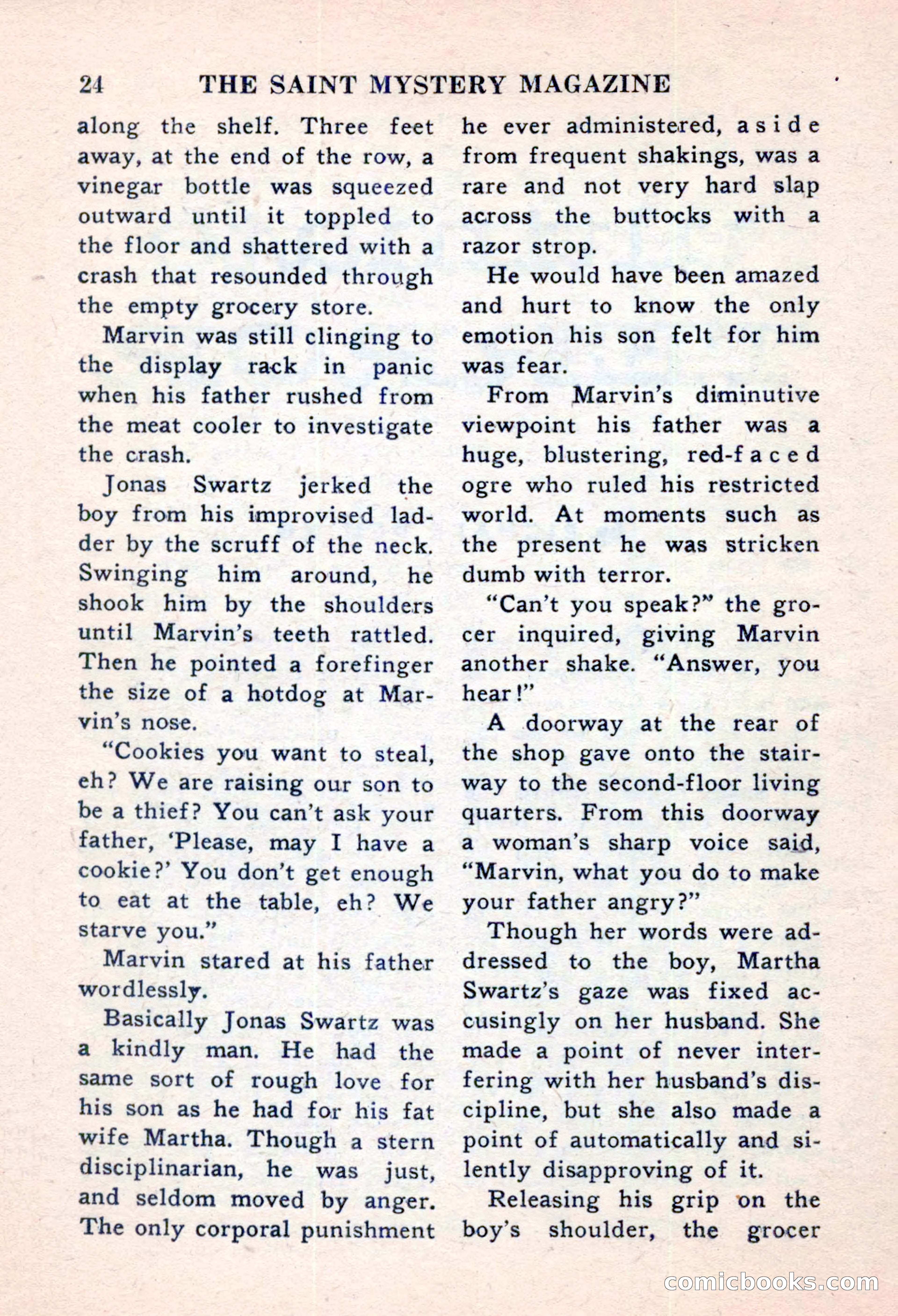 The Saint Mystery Magazine, November 1959 — page 26 of 132