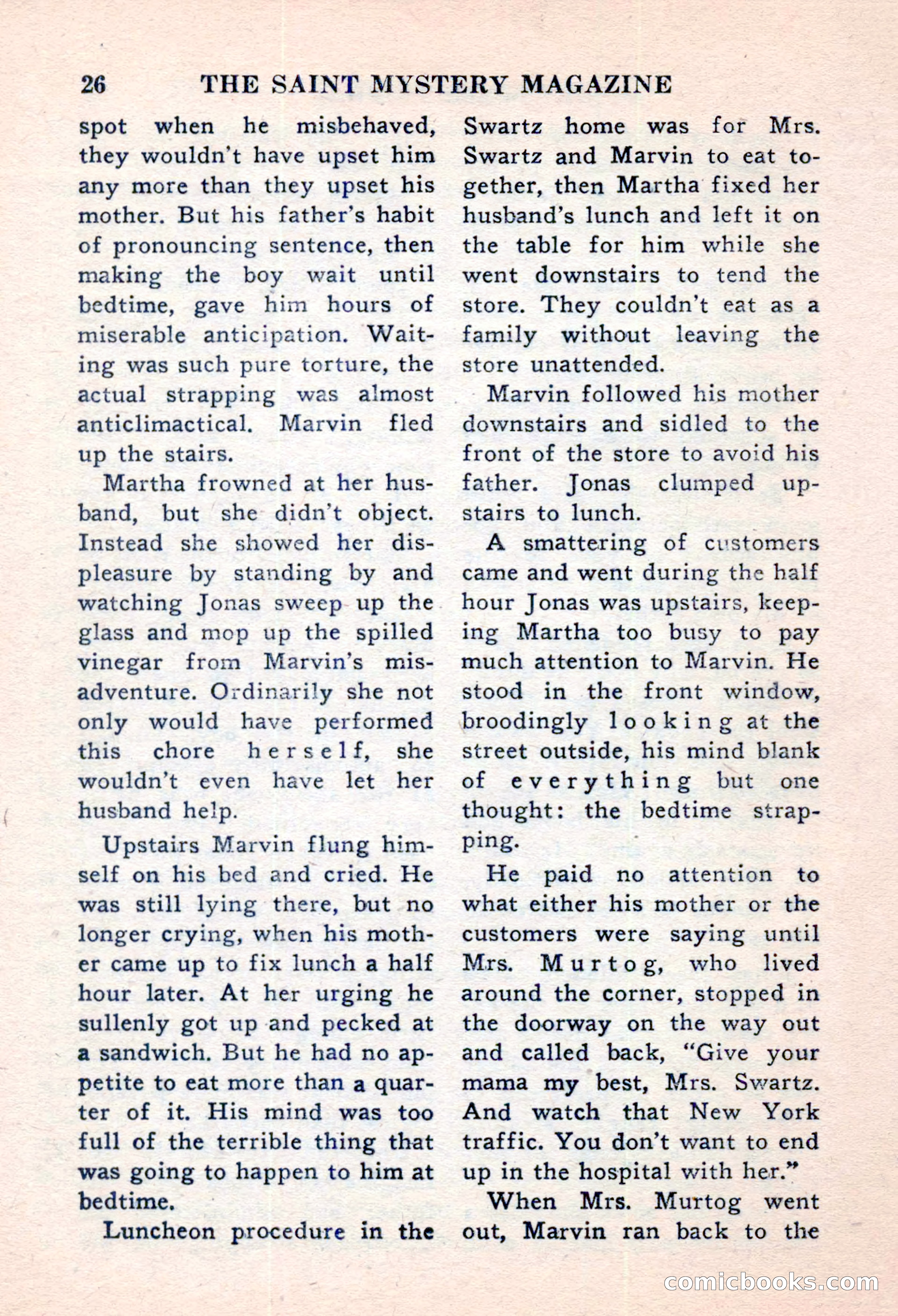 The Saint Mystery Magazine, November 1959 — page 28 of 132