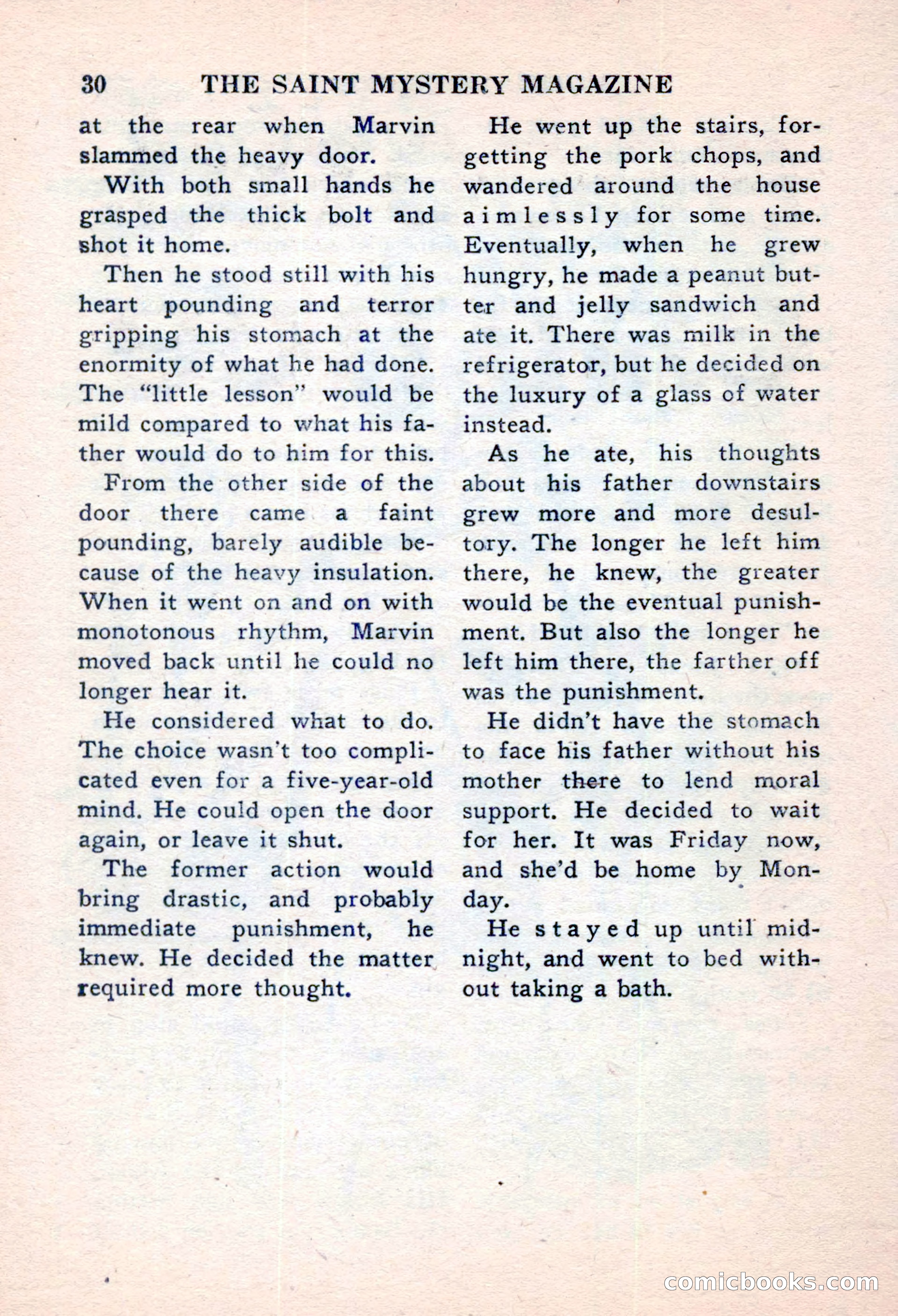 The Saint Mystery Magazine, November 1959 — page 32 of 132