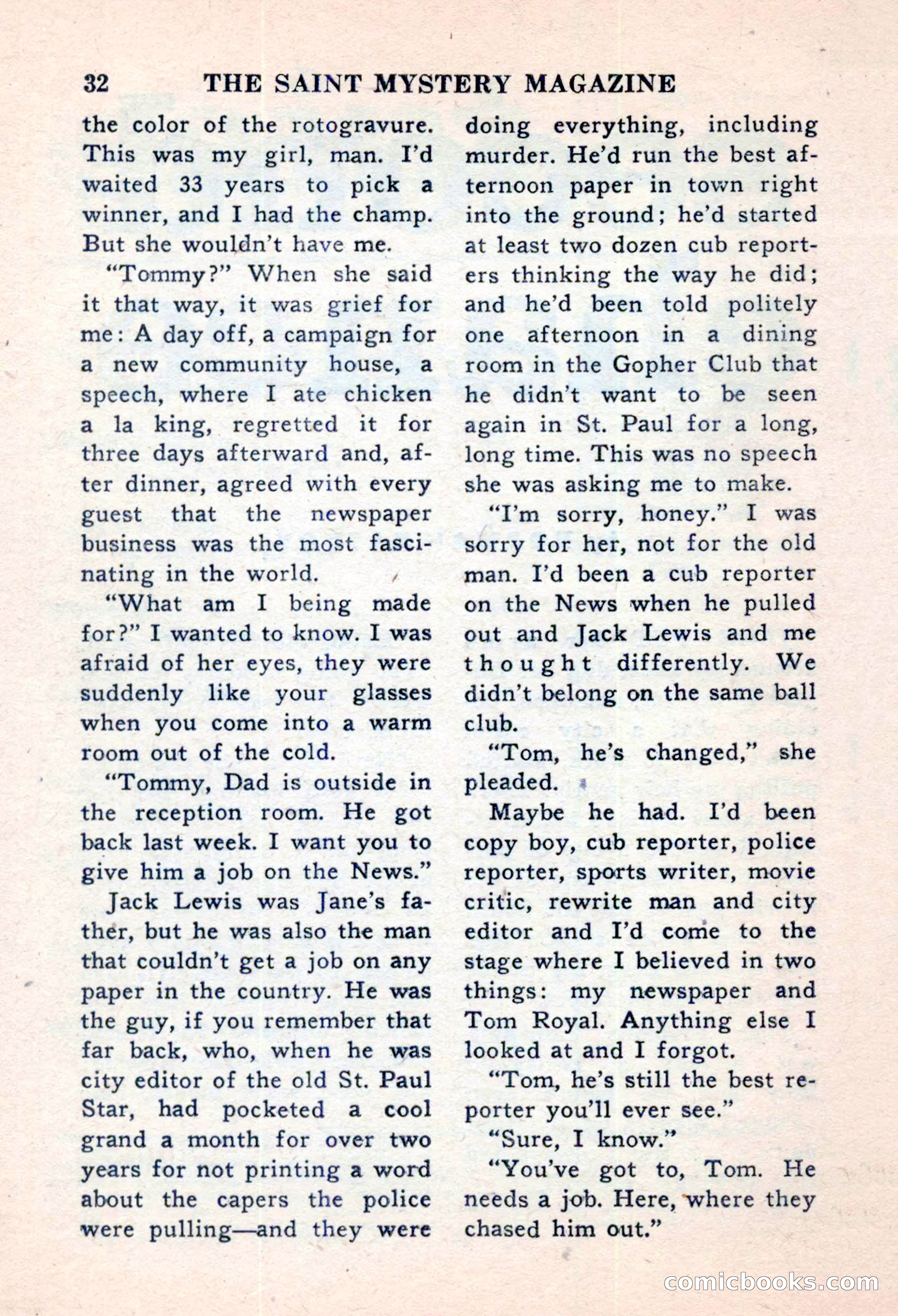 The Saint Mystery Magazine, November 1959 — page 34 of 132