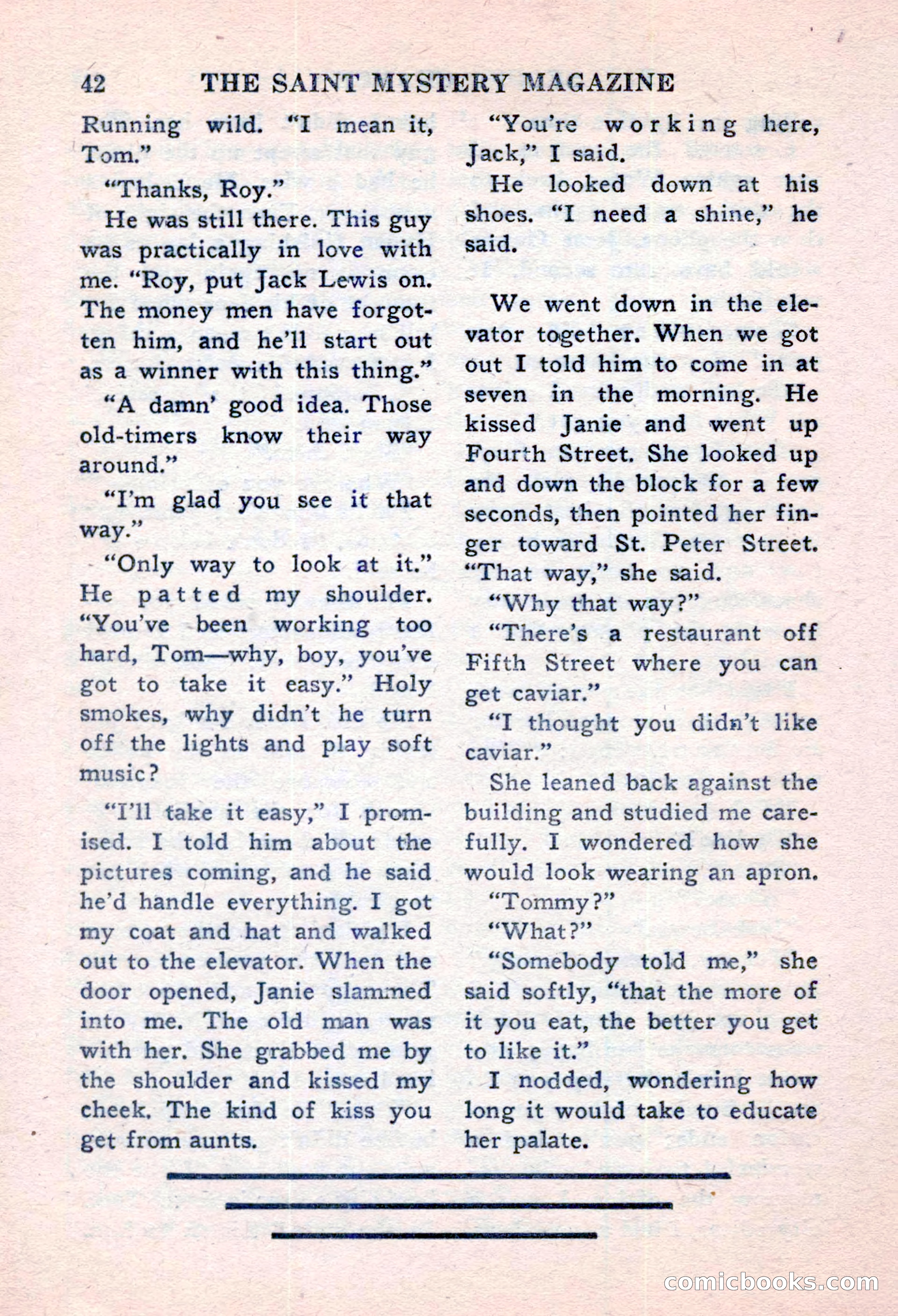 The Saint Mystery Magazine, November 1959 — page 44 of 132