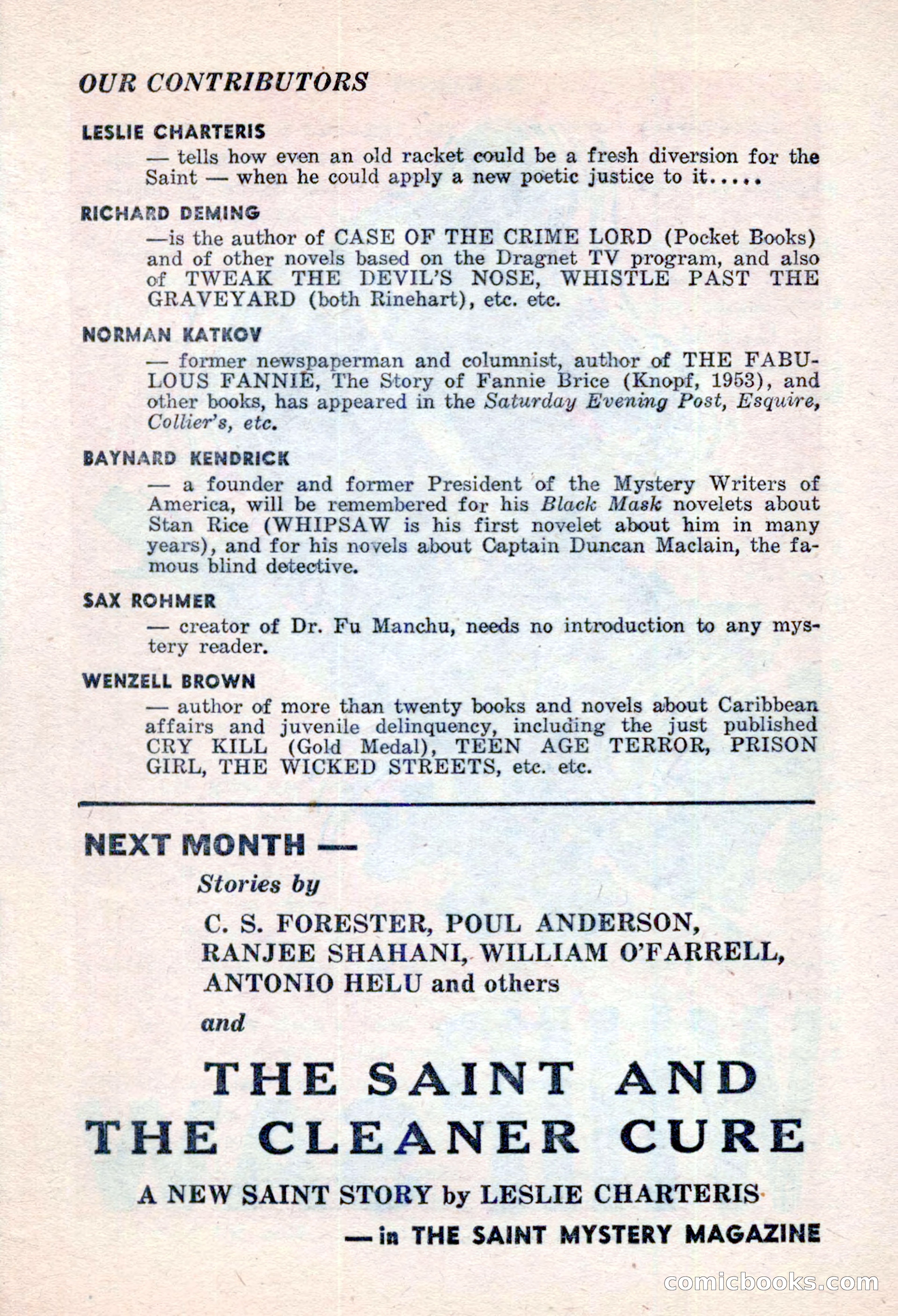 The Saint Mystery Magazine, November 1959 — page 45 of 132