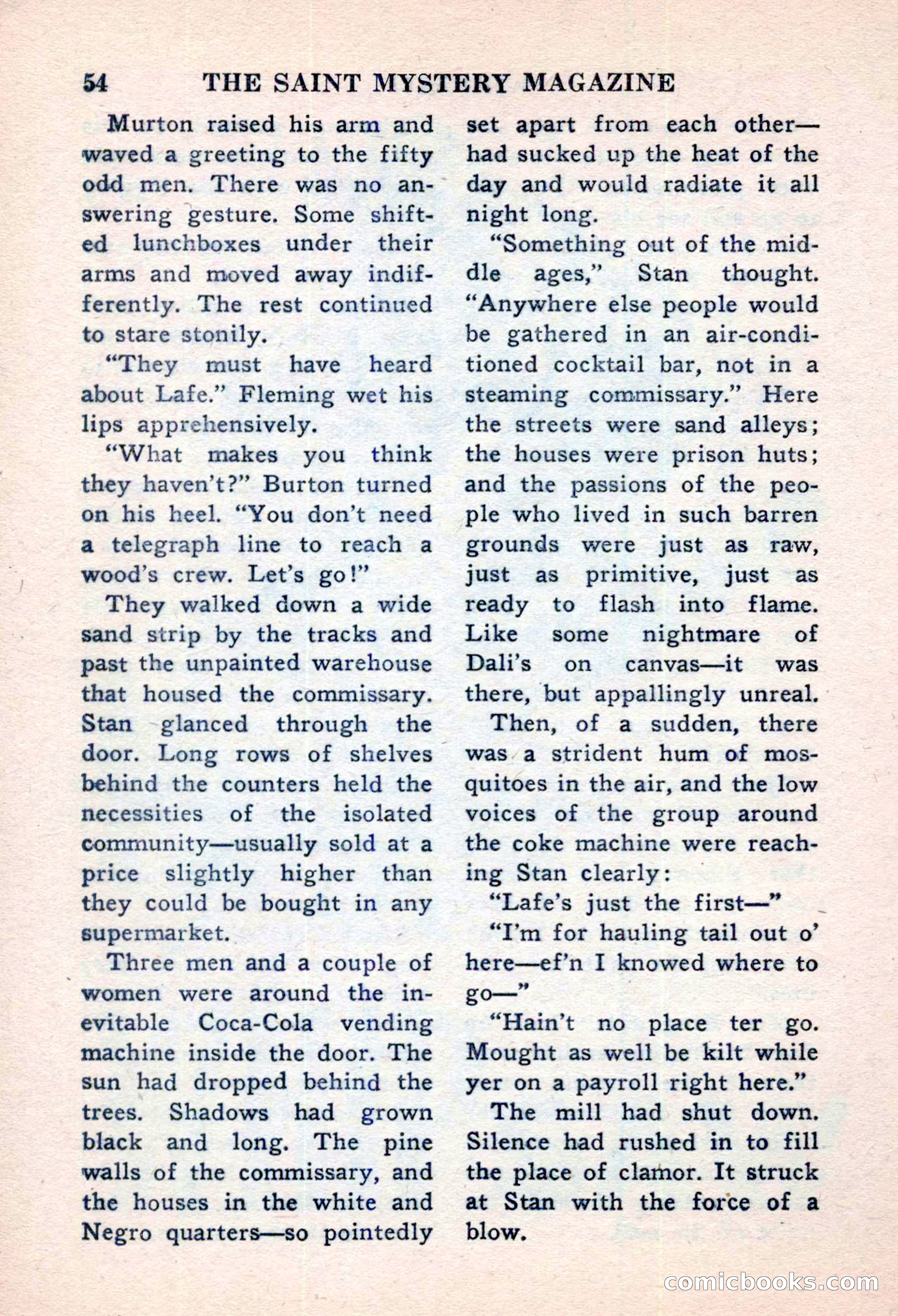 The Saint Mystery Magazine, November 1959 — page 56 of 132
