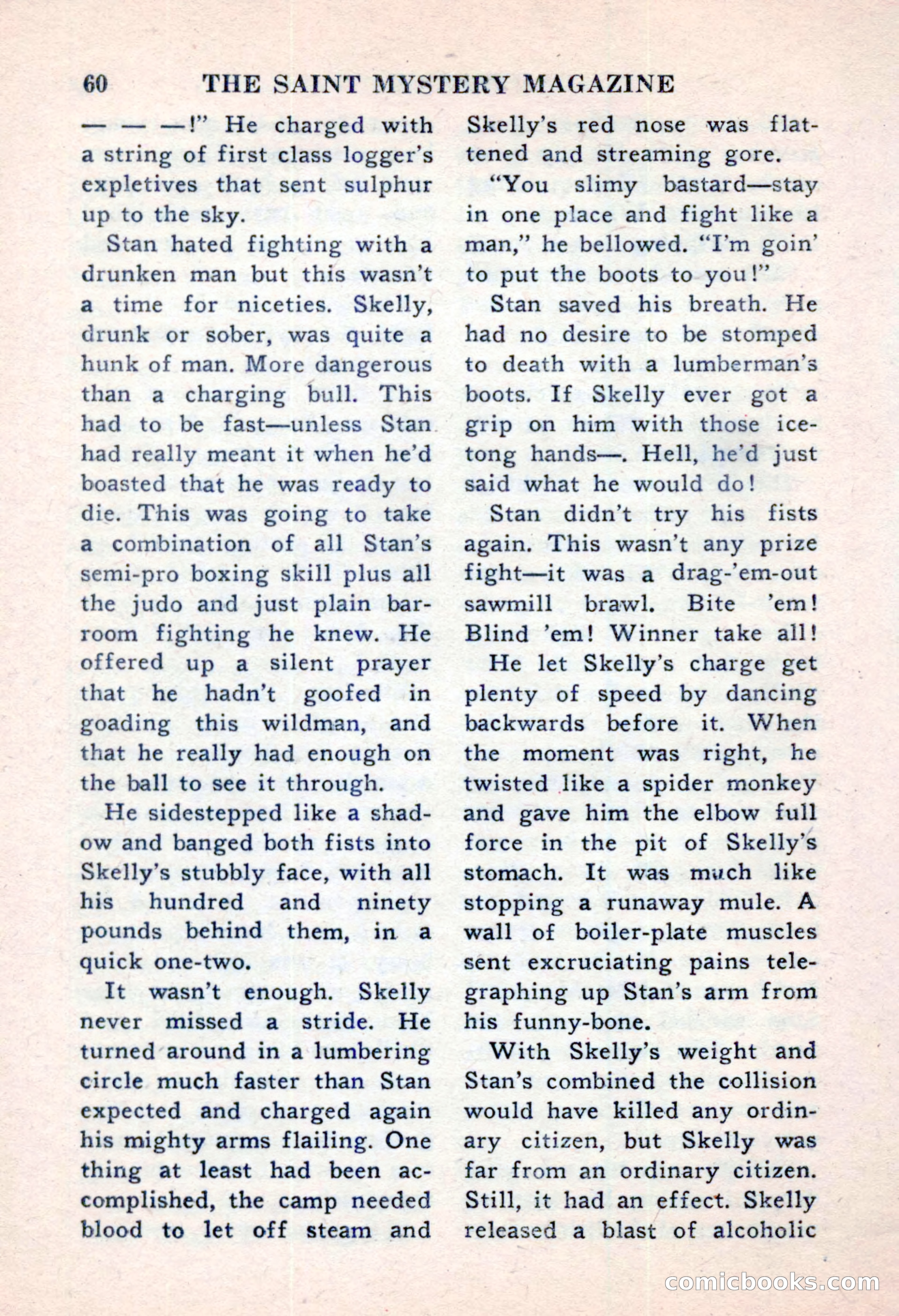 The Saint Mystery Magazine, November 1959 — page 62 of 132
