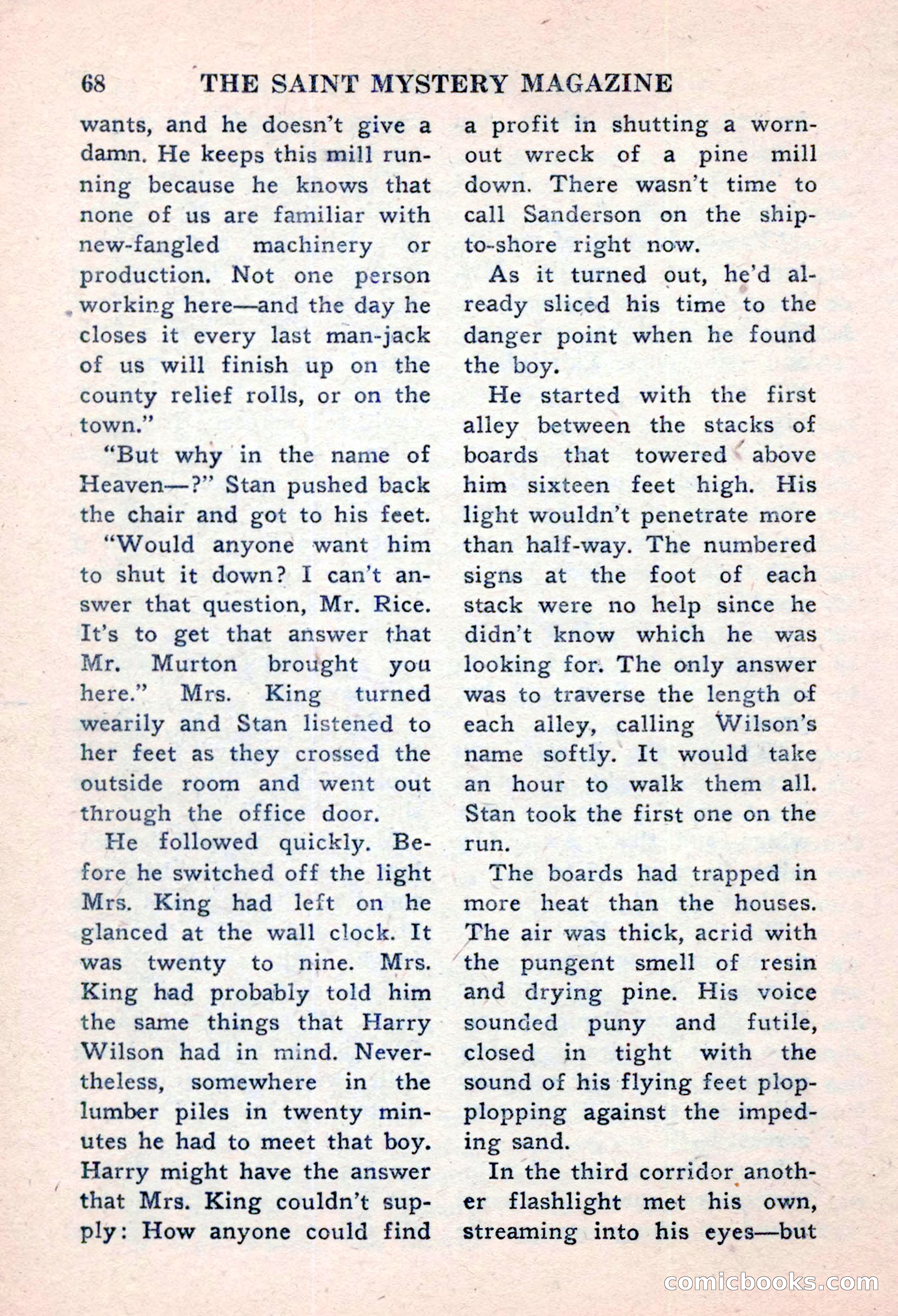 The Saint Mystery Magazine, November 1959 — page 70 of 132