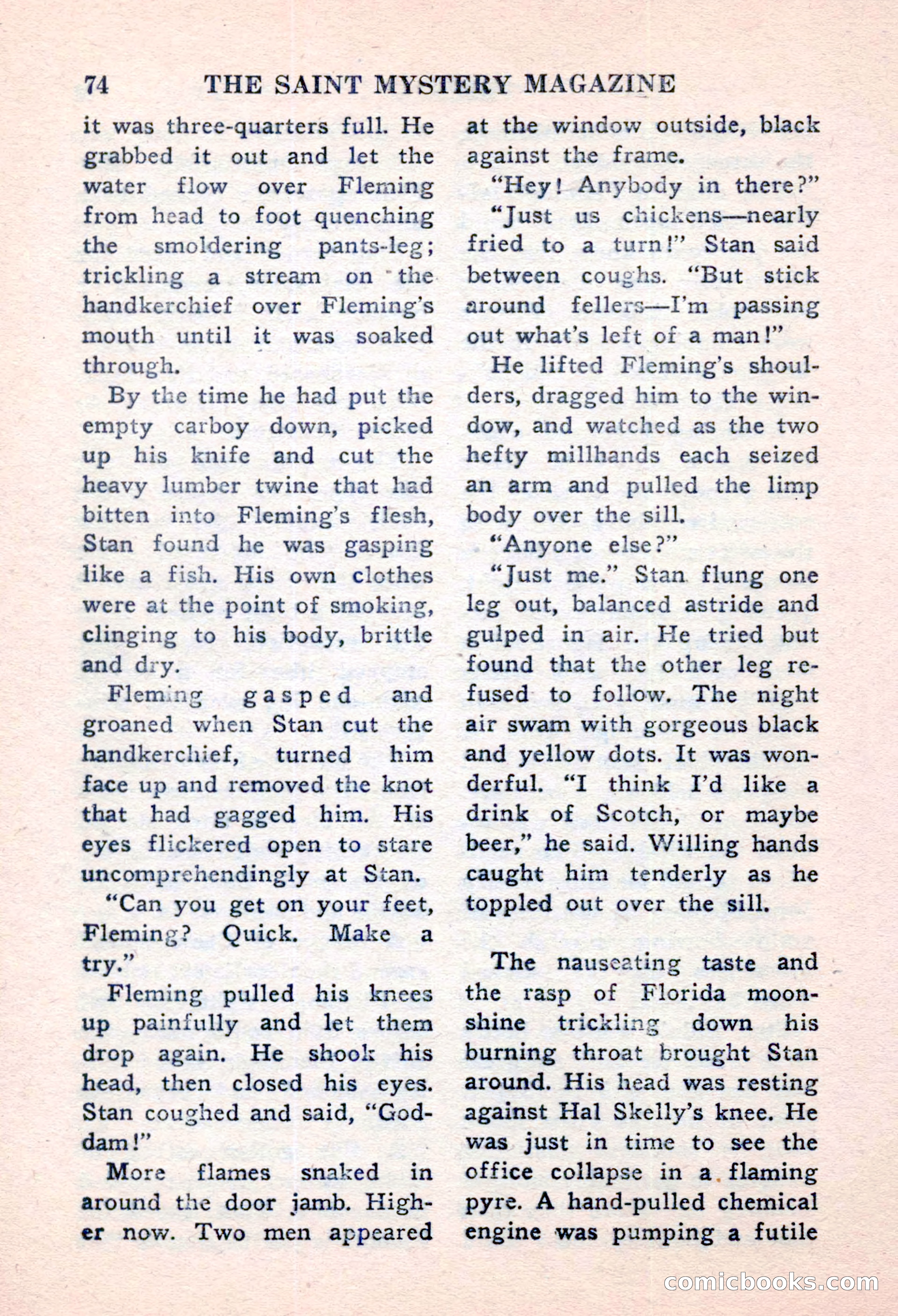 The Saint Mystery Magazine, November 1959 — page 76 of 132