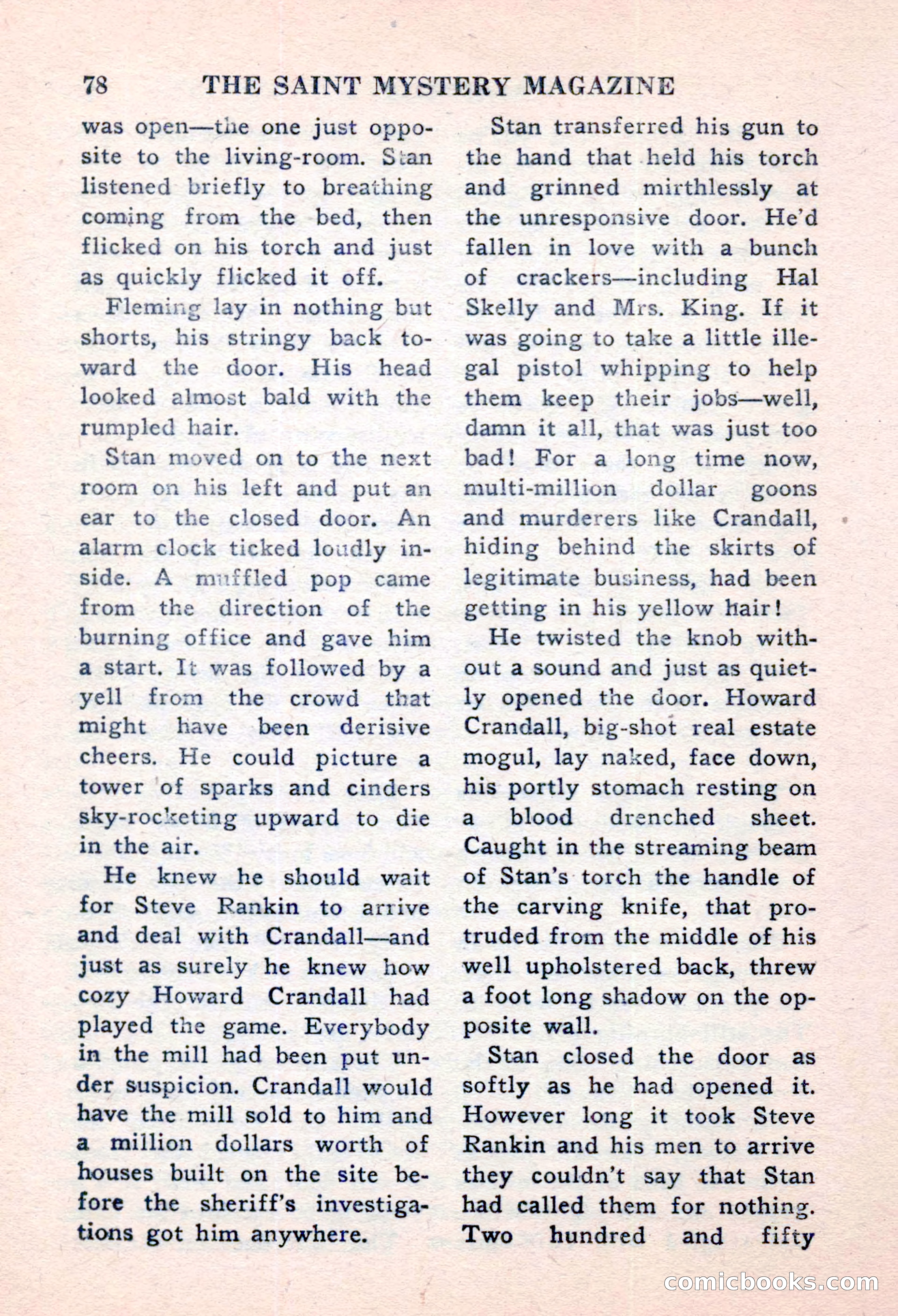 The Saint Mystery Magazine, November 1959 — page 80 of 132