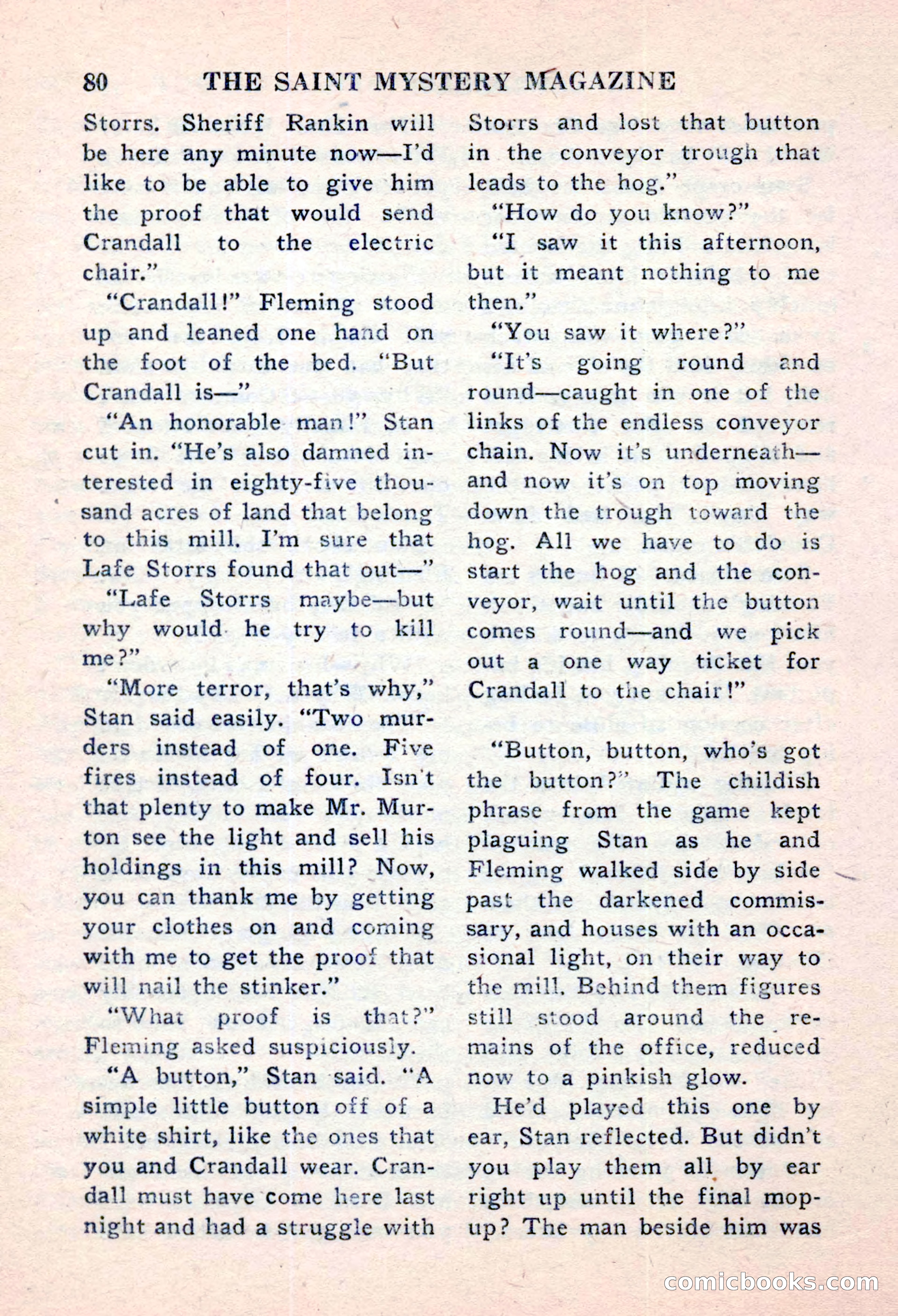 The Saint Mystery Magazine, November 1959 — page 82 of 132