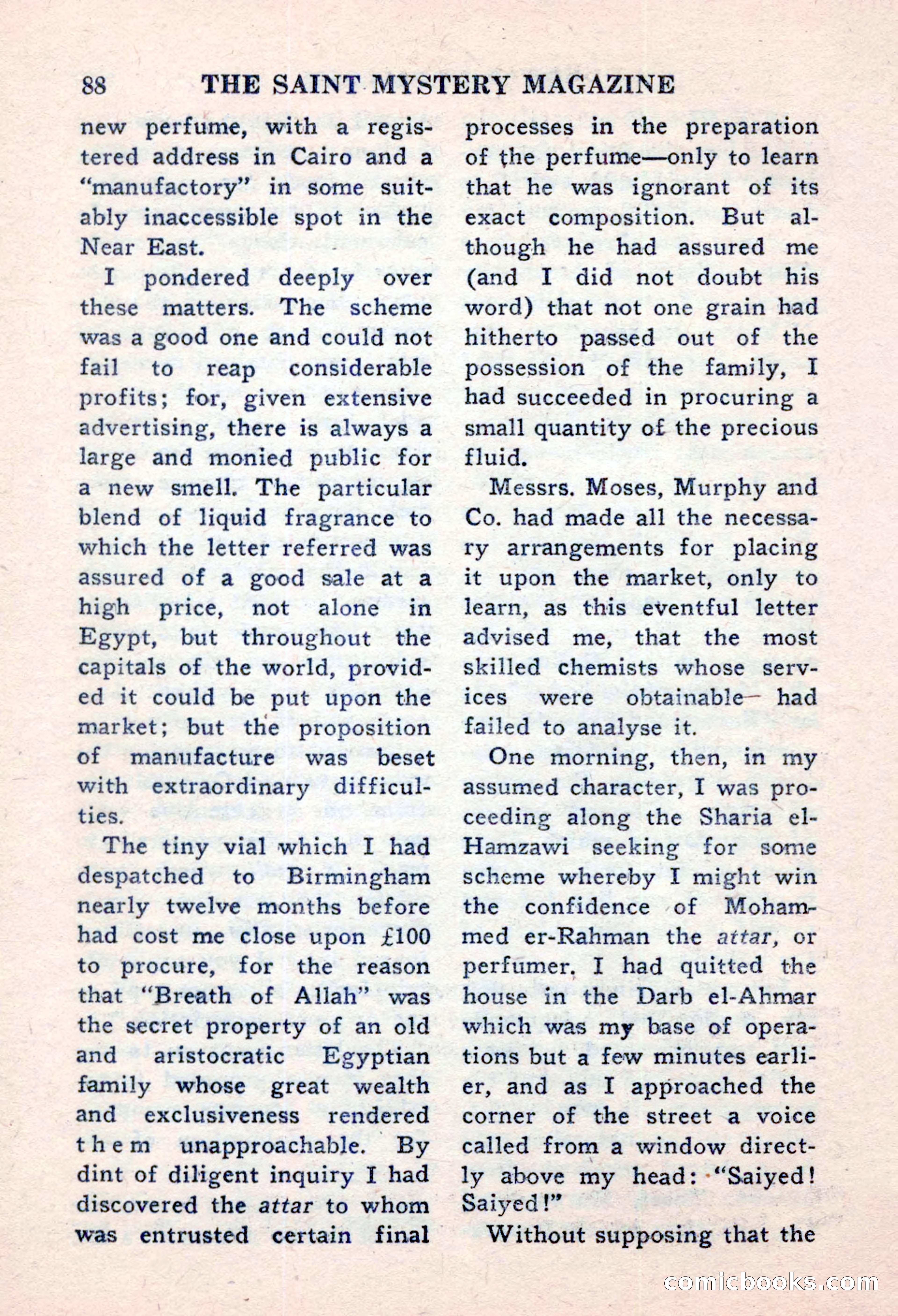 The Saint Mystery Magazine, November 1959 — page 90 of 132