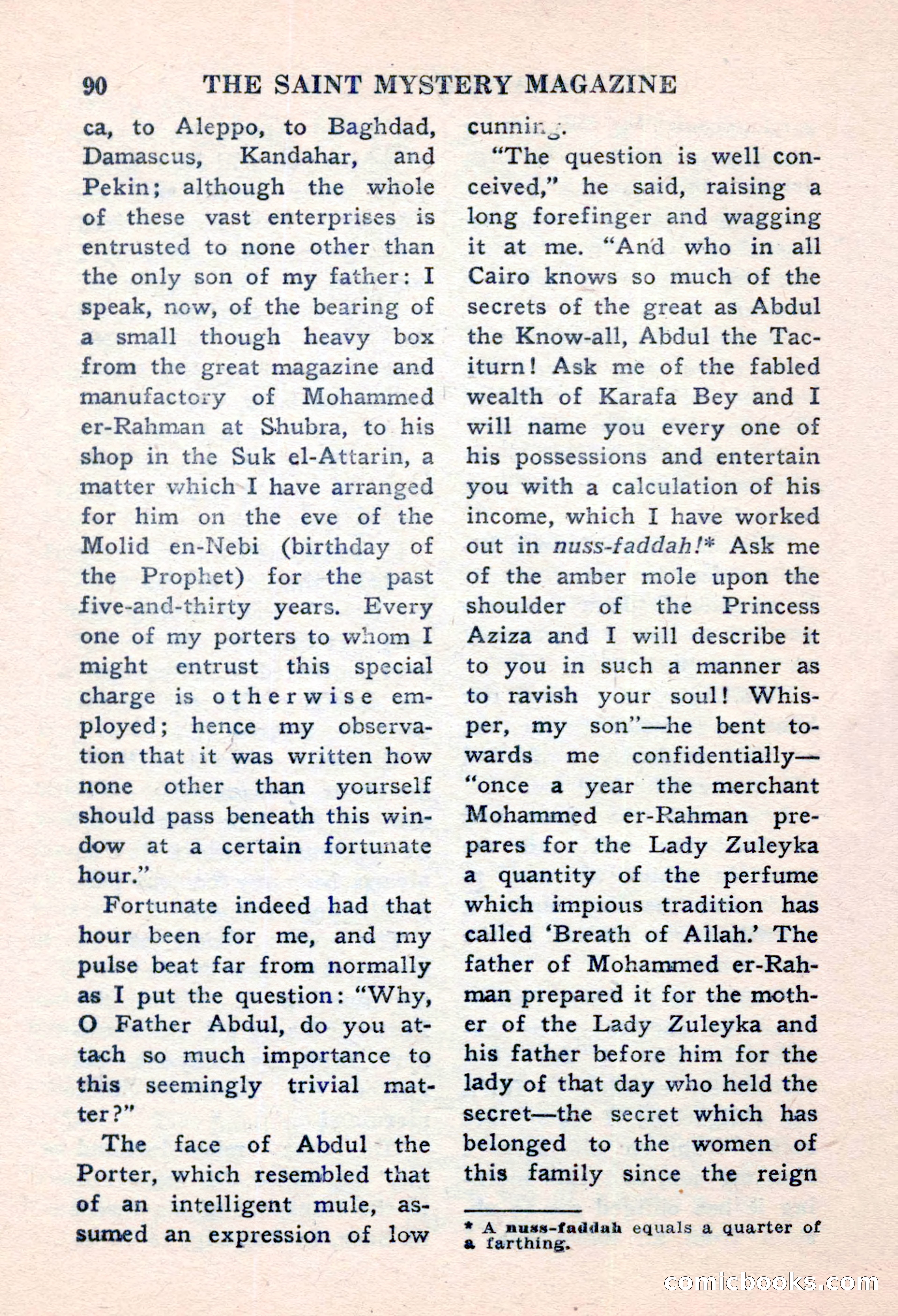 The Saint Mystery Magazine, November 1959 — page 92 of 132