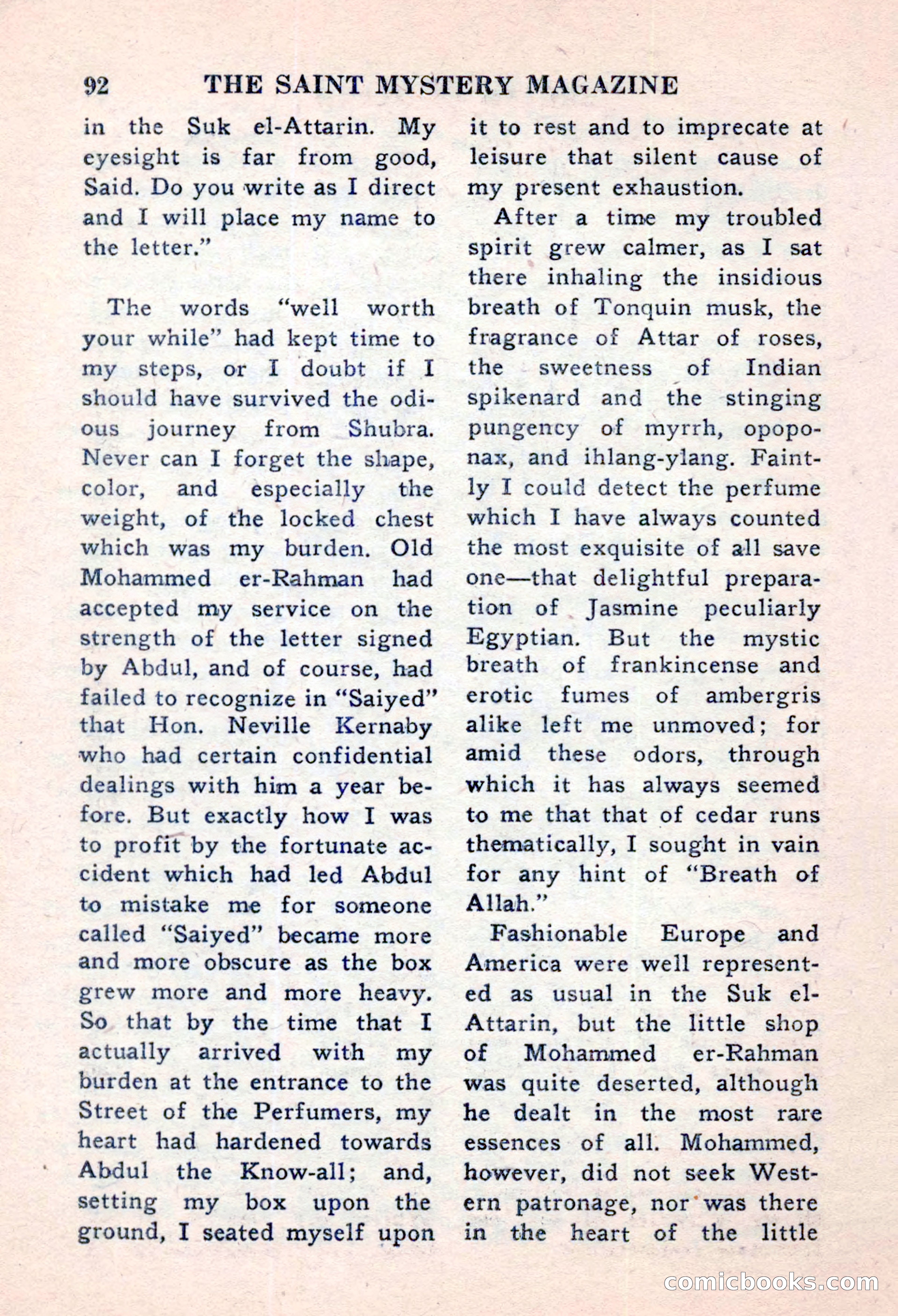The Saint Mystery Magazine, November 1959 — page 94 of 132