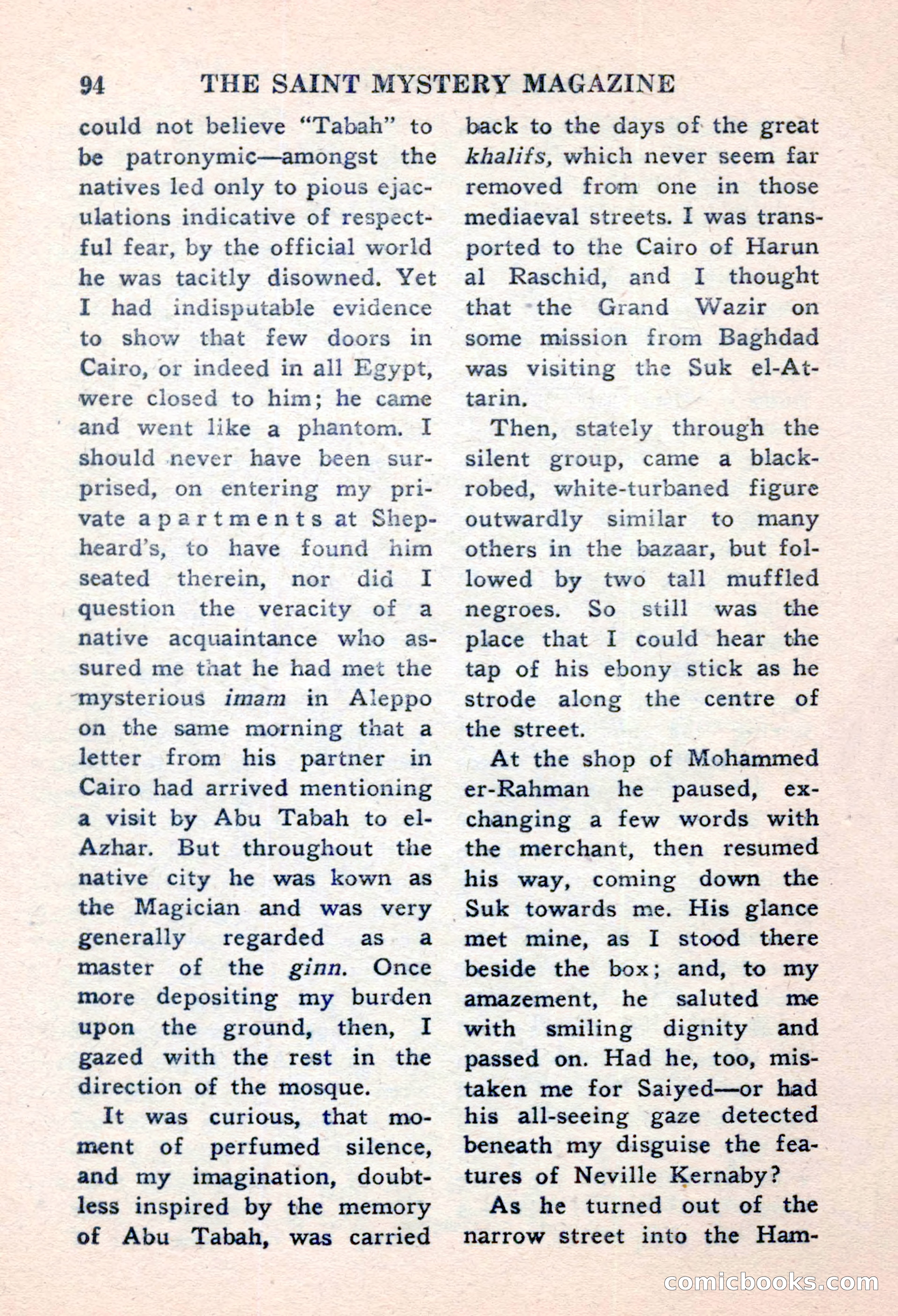 The Saint Mystery Magazine, November 1959 — page 96 of 132