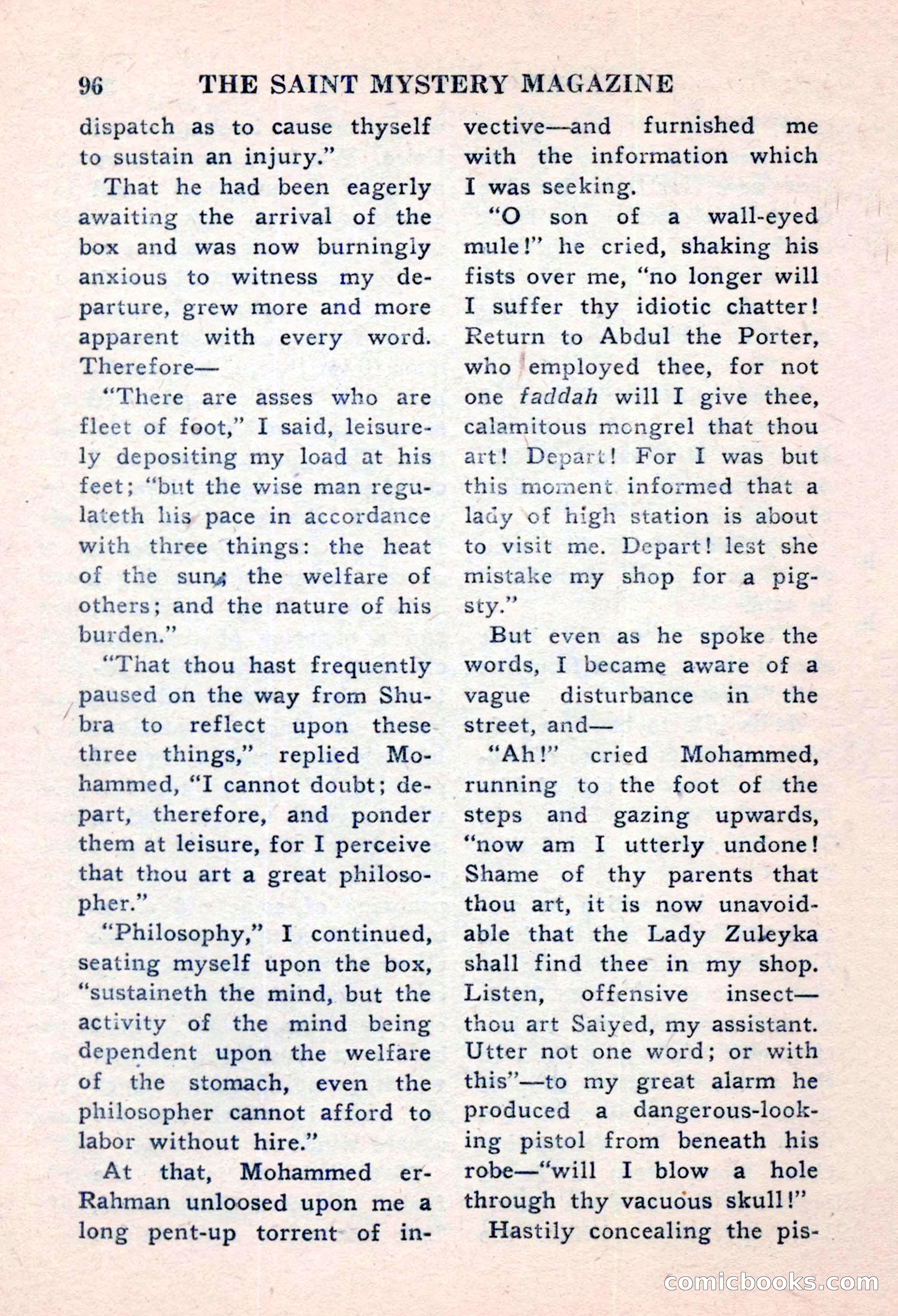 The Saint Mystery Magazine, November 1959 — page 98 of 132