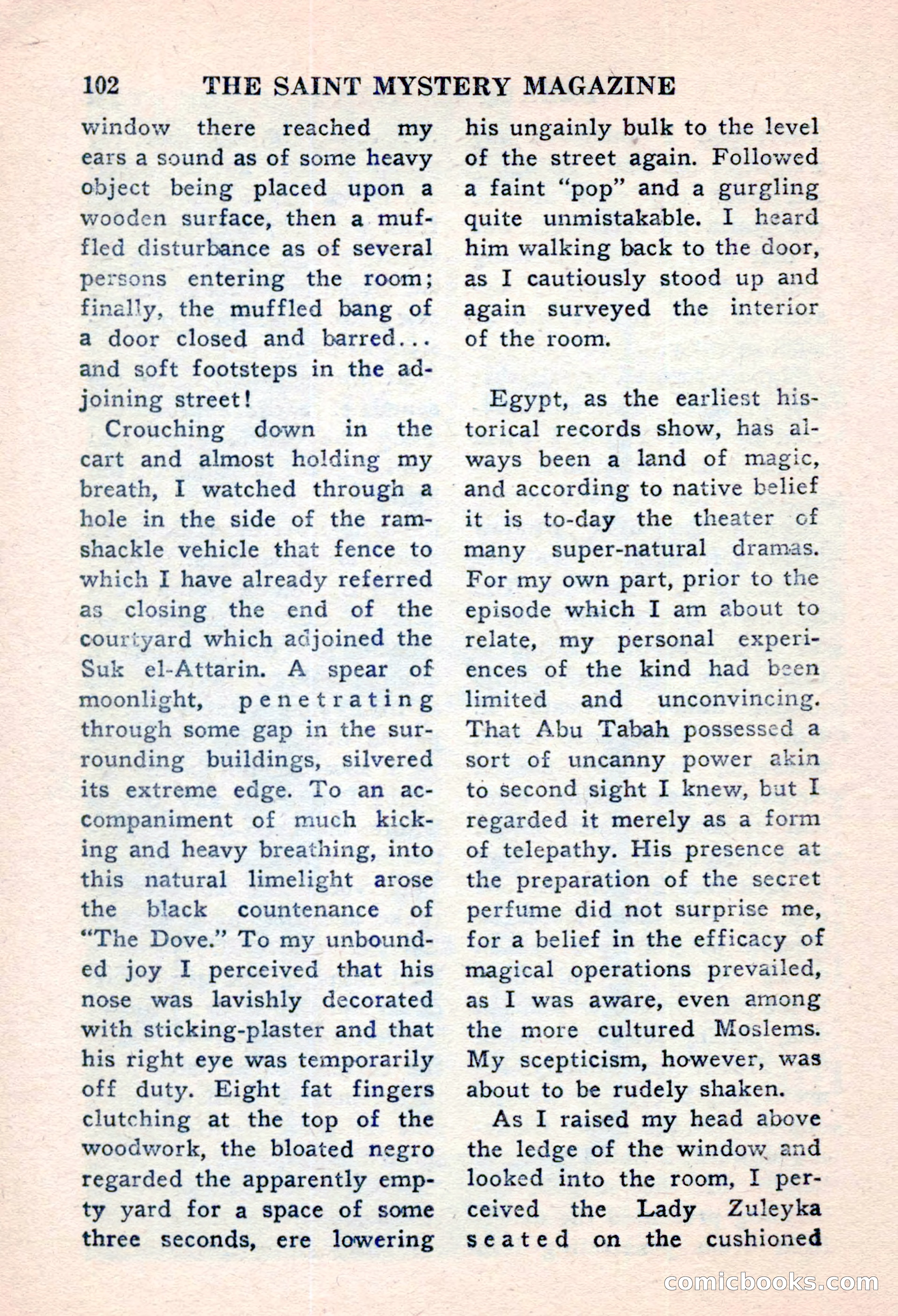 The Saint Mystery Magazine, November 1959 — page 104 of 132