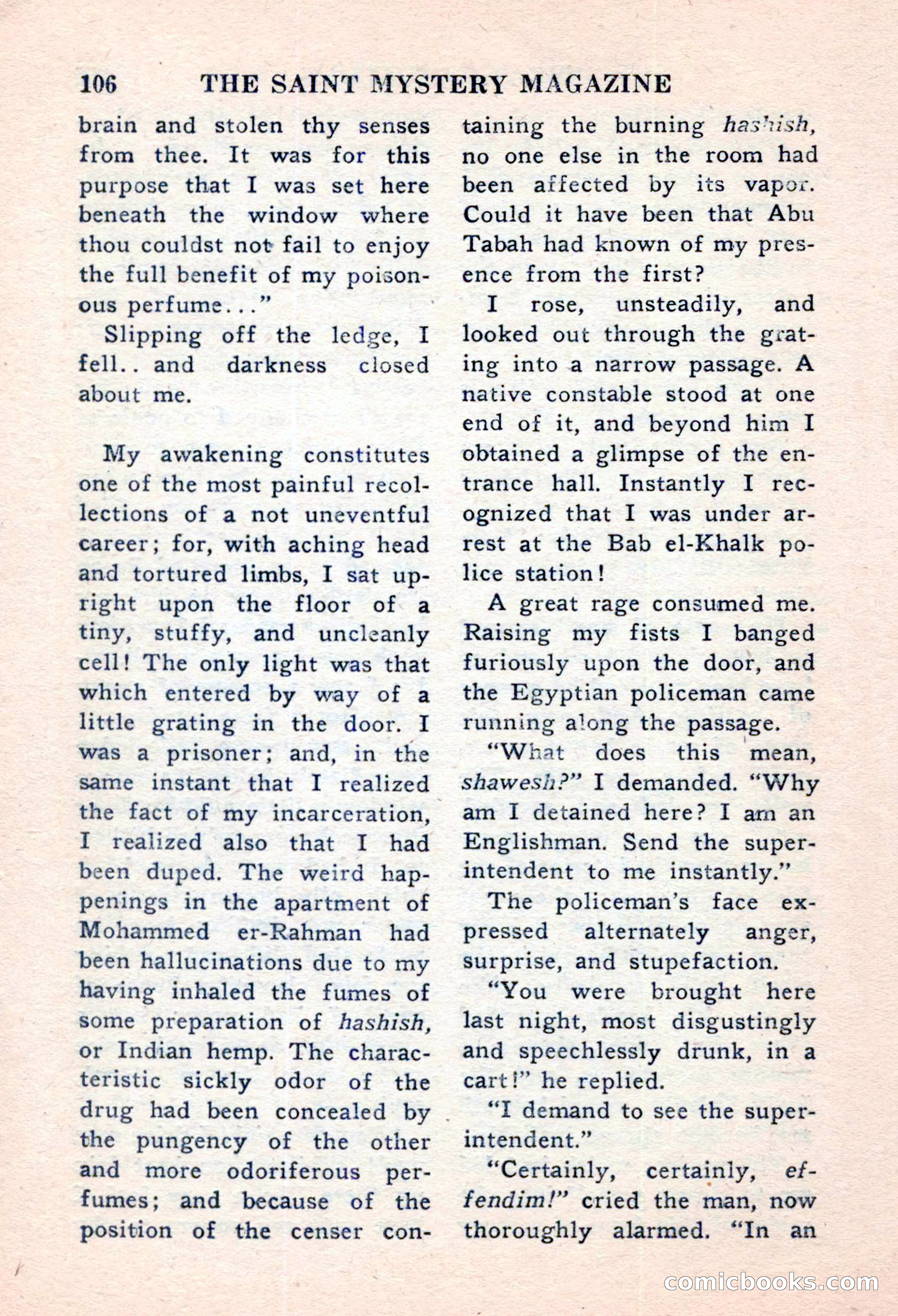 The Saint Mystery Magazine, November 1959 — page 108 of 132