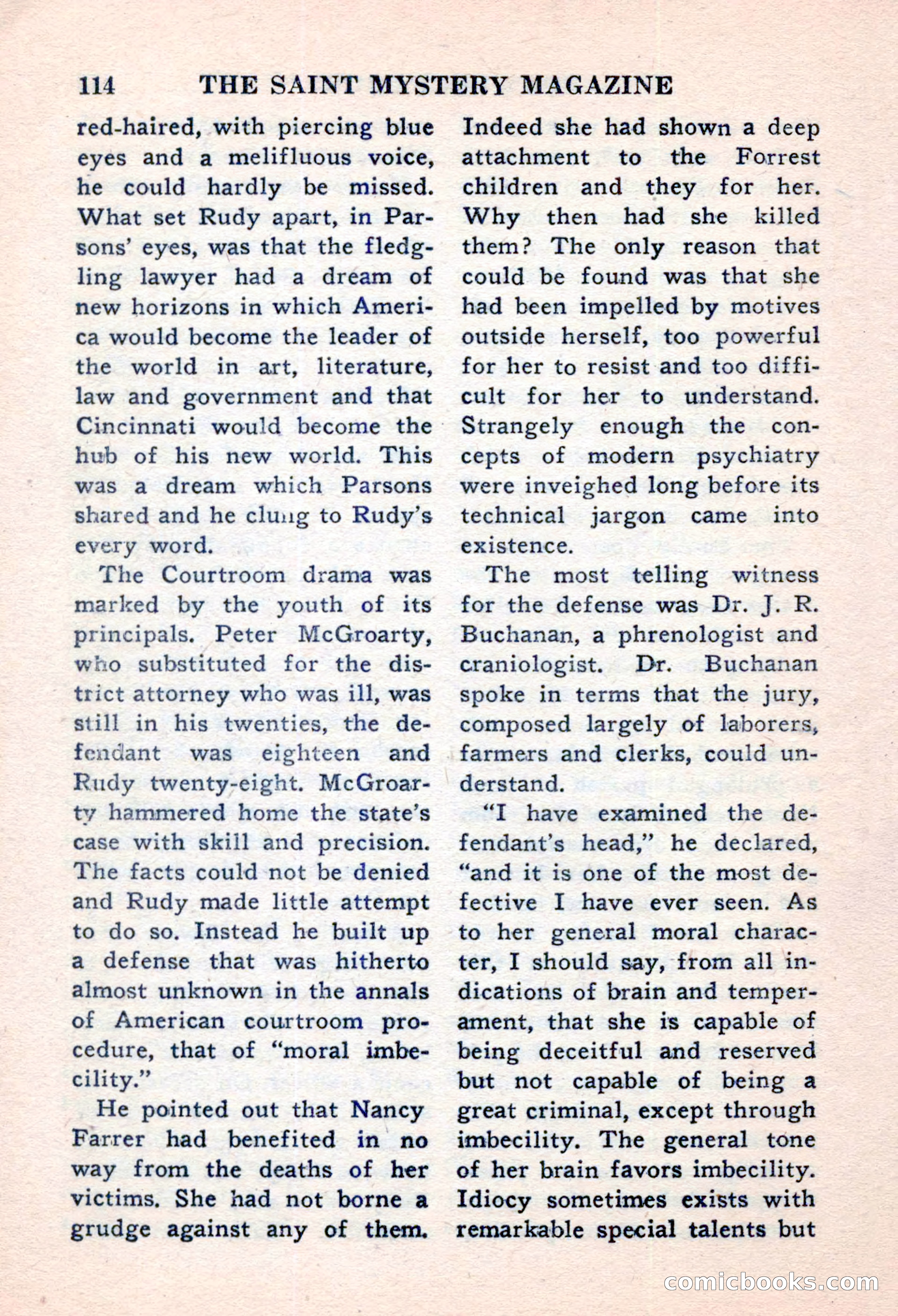 The Saint Mystery Magazine, November 1959 — page 116 of 132